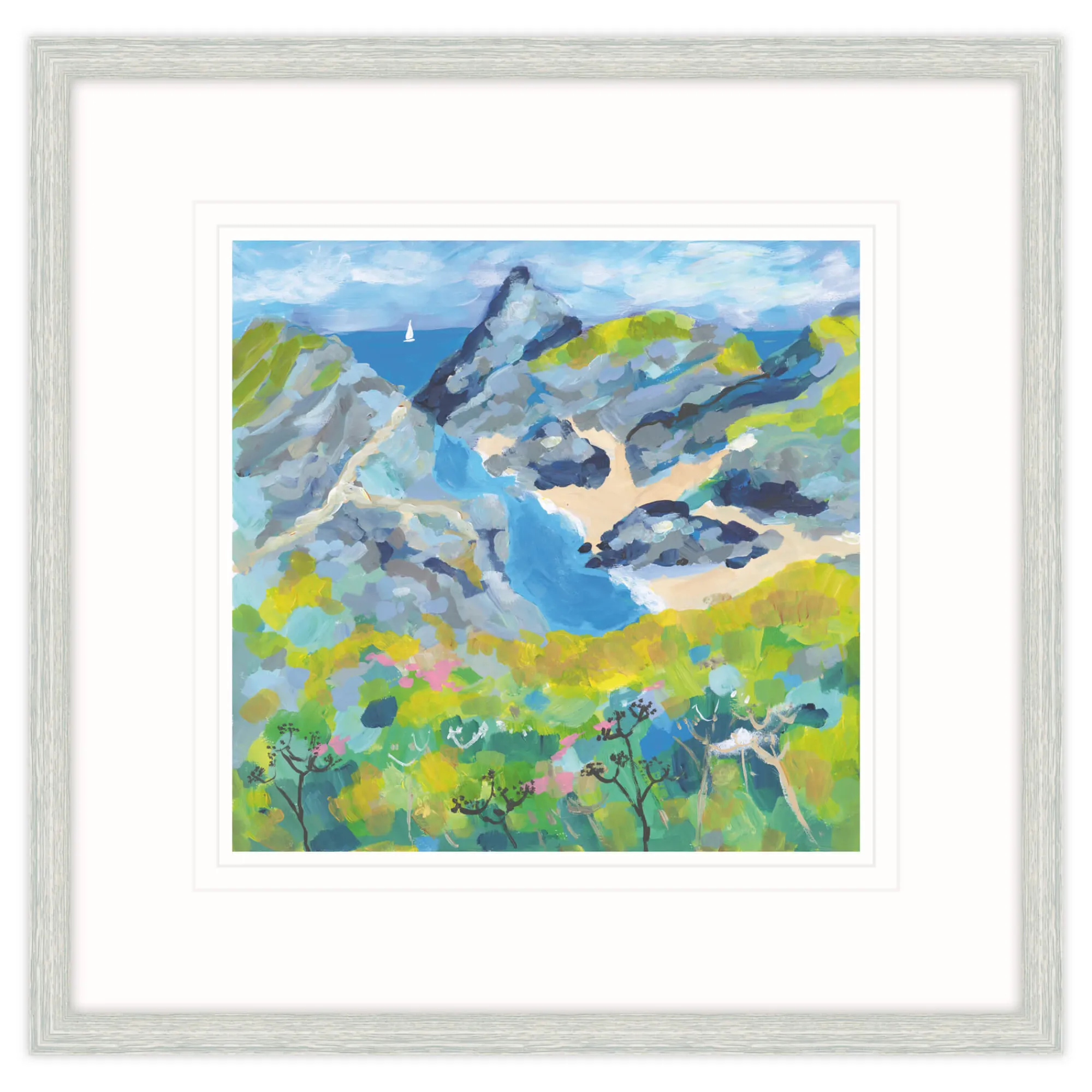 Coastal Scenes|Framed Prints*Whistlefish View To The Sea Framed Print