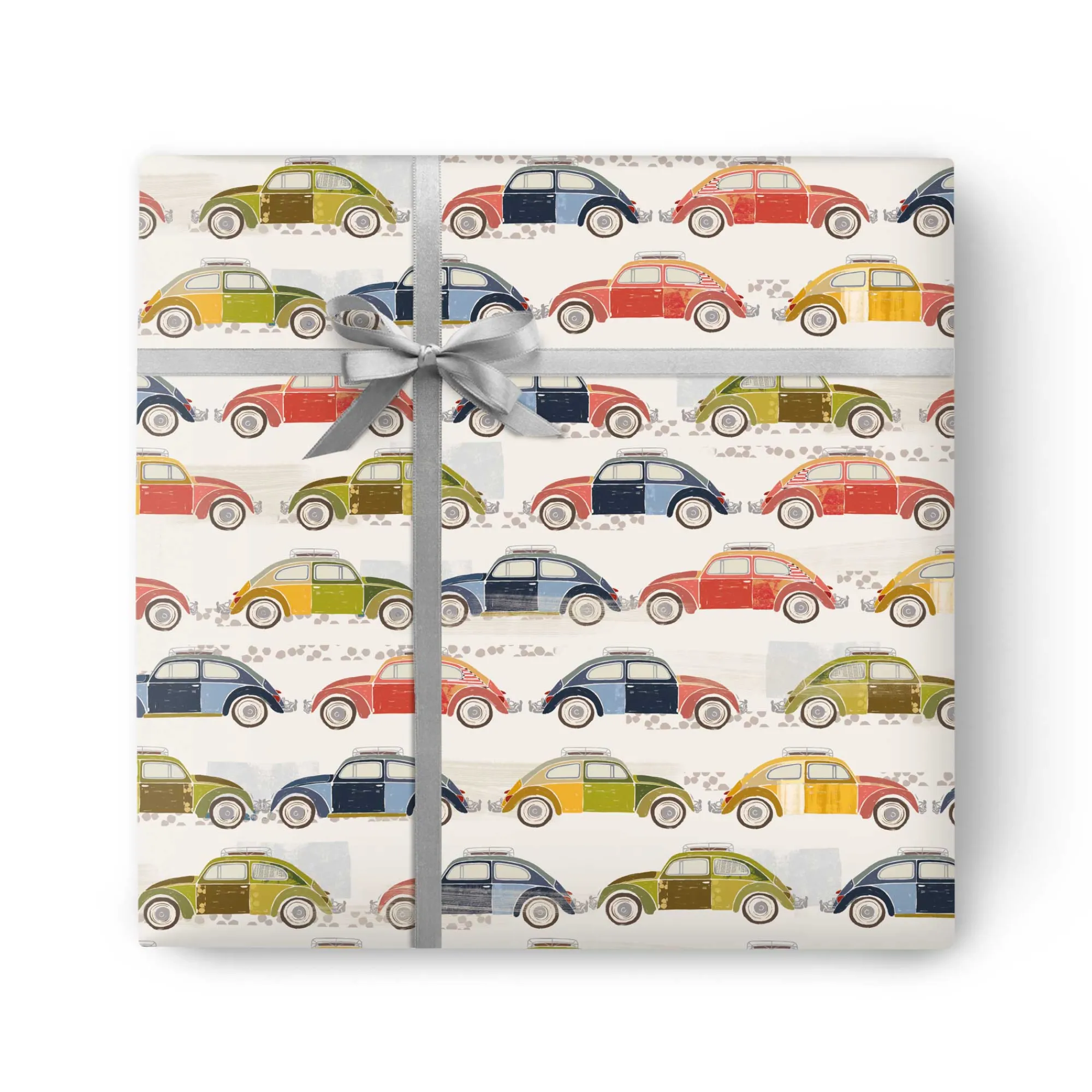 Gift Wrap|Birthday*Whistlefish Vintage Car Wrapping Paper