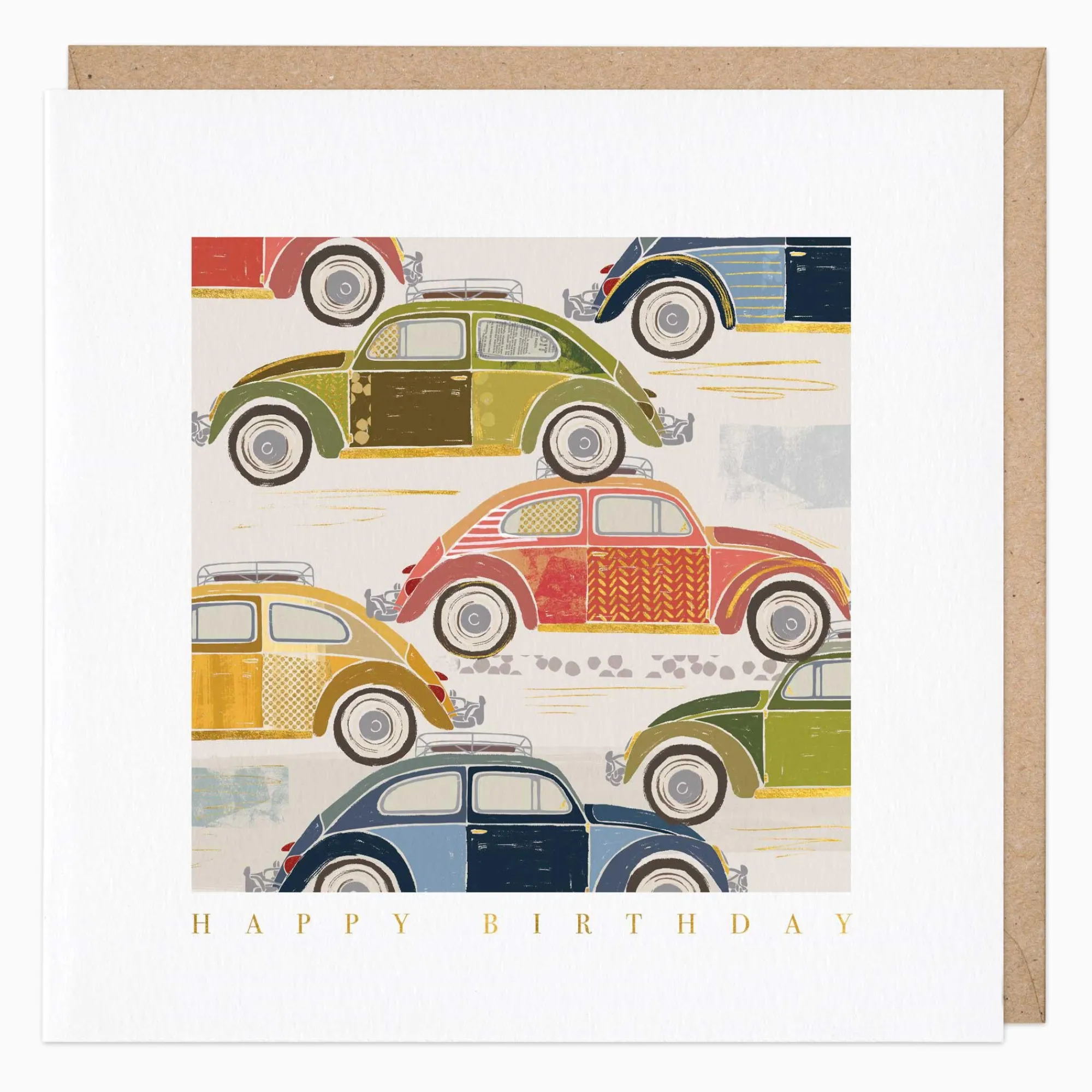 Birthday|For Him*Whistlefish Vintage Cars Birthday Card