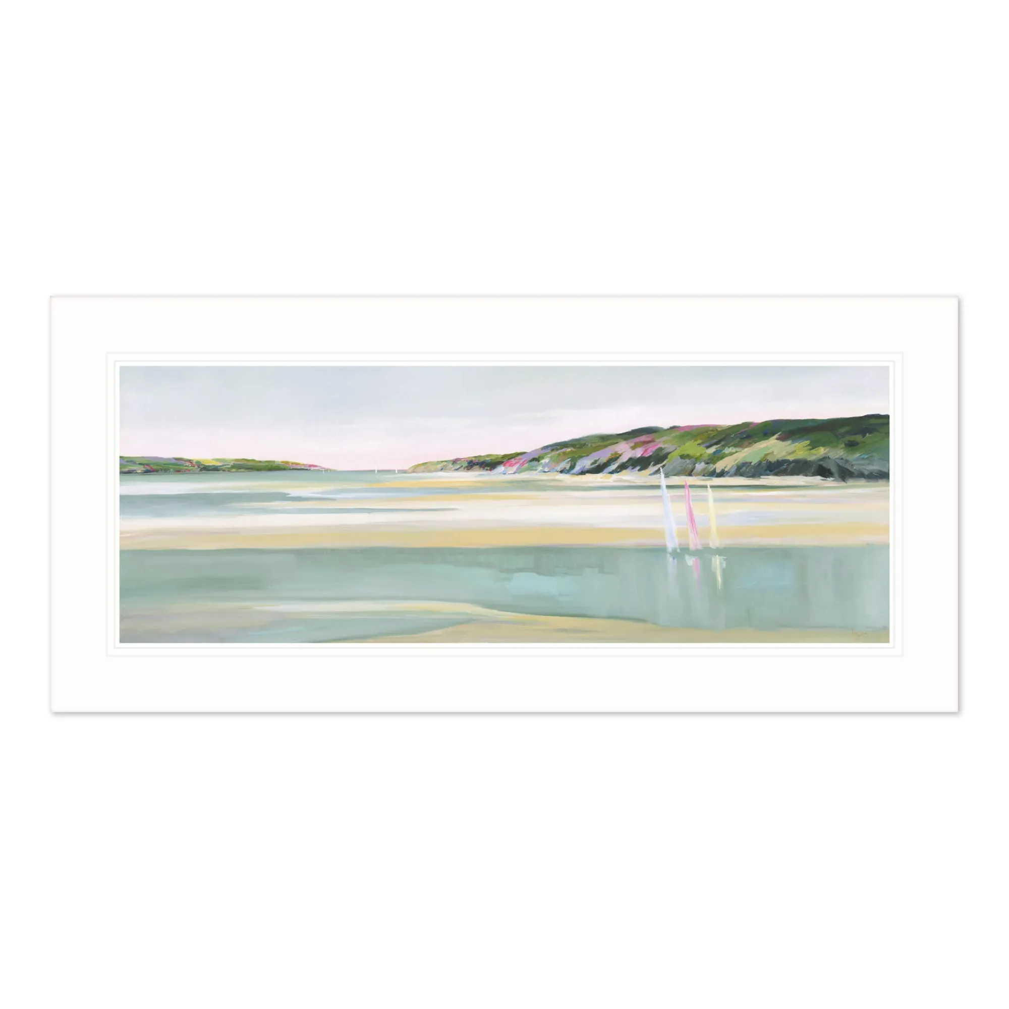 Mounted Prints*Whistlefish Wait For The Turning Tide Mounted Print