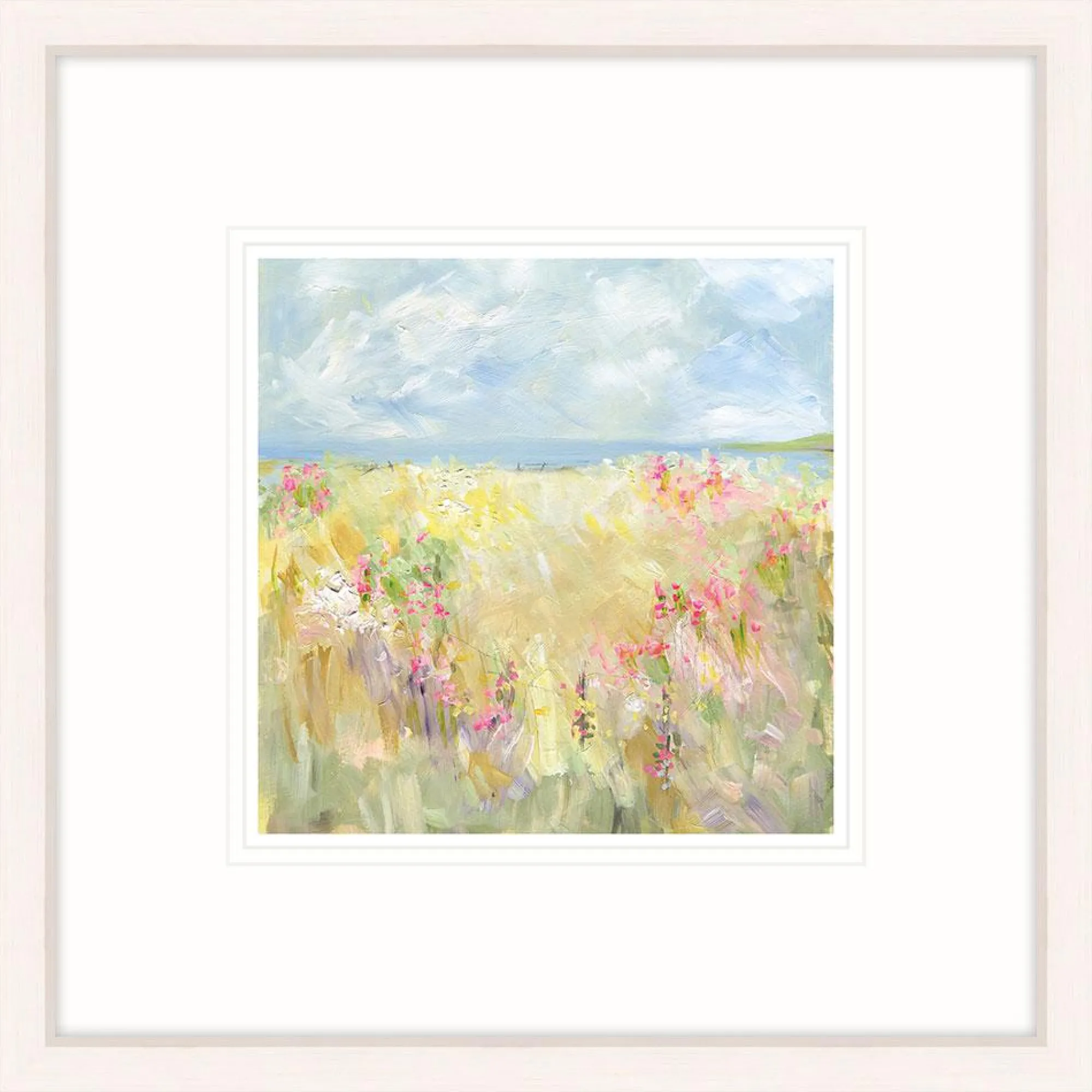 St Ives|Framed Prints*Whistlefish Walking Through Hay Fields Framed Print