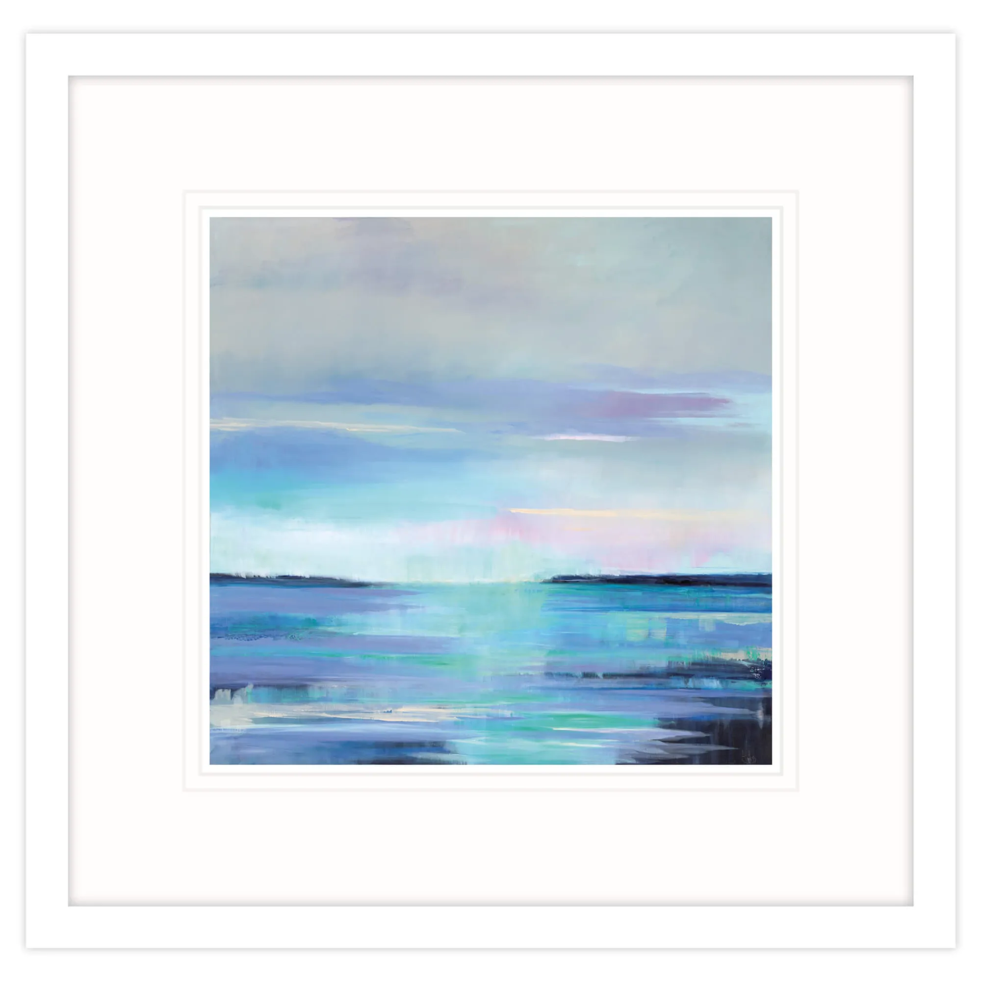 Cornwall|Coastal Scenes*Whistlefish Warm Rain, Perranuthnoe Framed Print