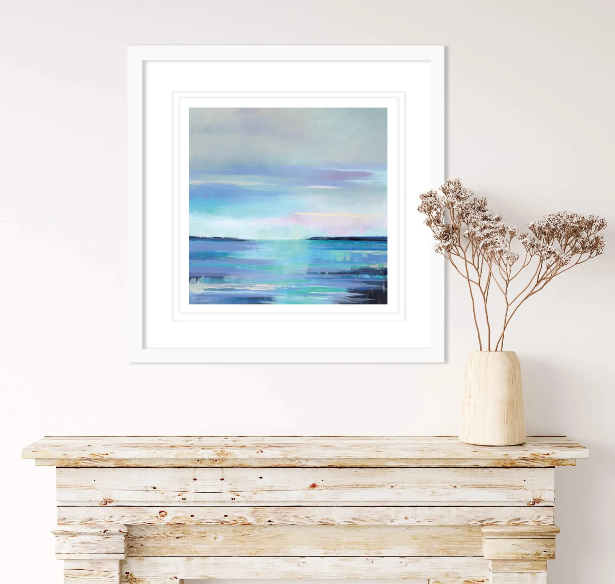Cornwall|Coastal Scenes*Whistlefish Warm Rain, Perranuthnoe Framed Print