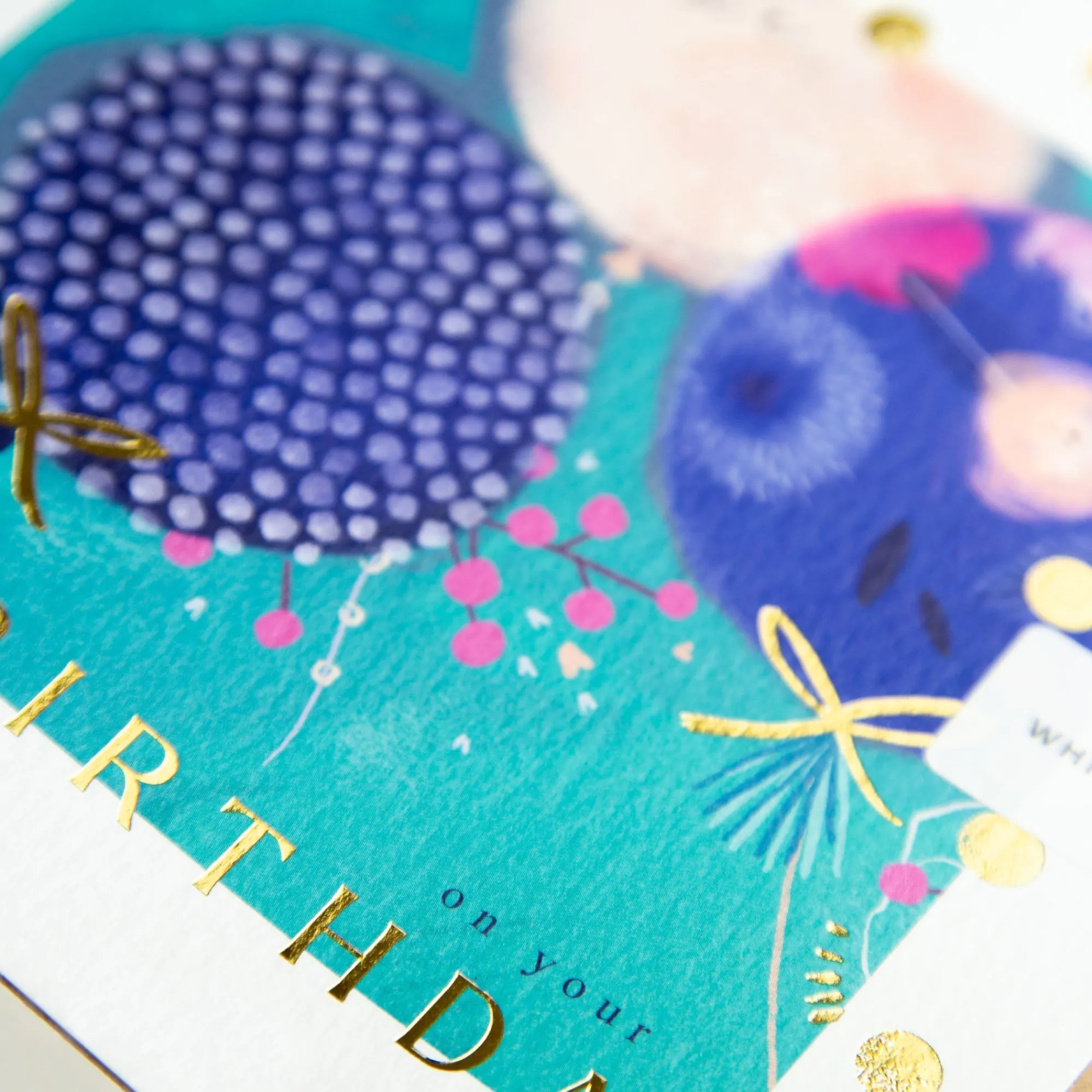 Birthday*Whistlefish Watercolour Balloons Birthday Card