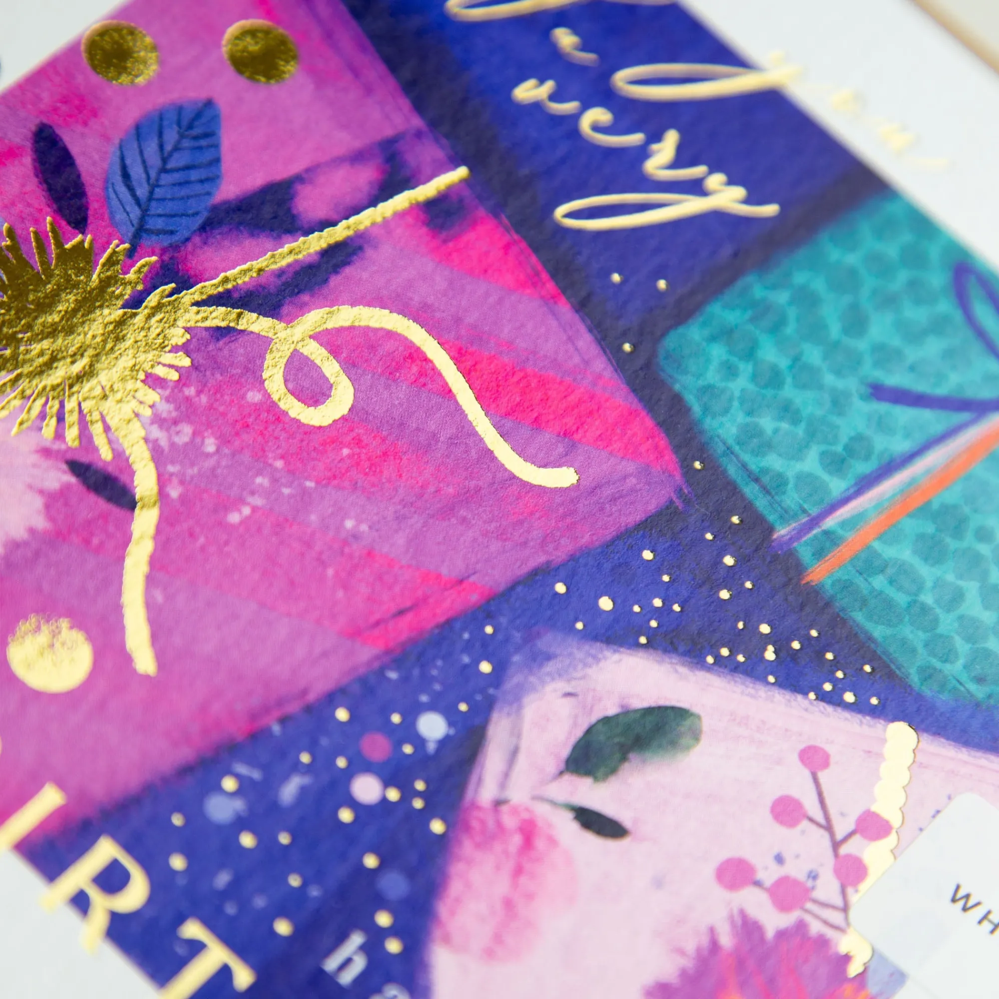 Birthday|For Her*Whistlefish Watercolour Birthday Presents Card