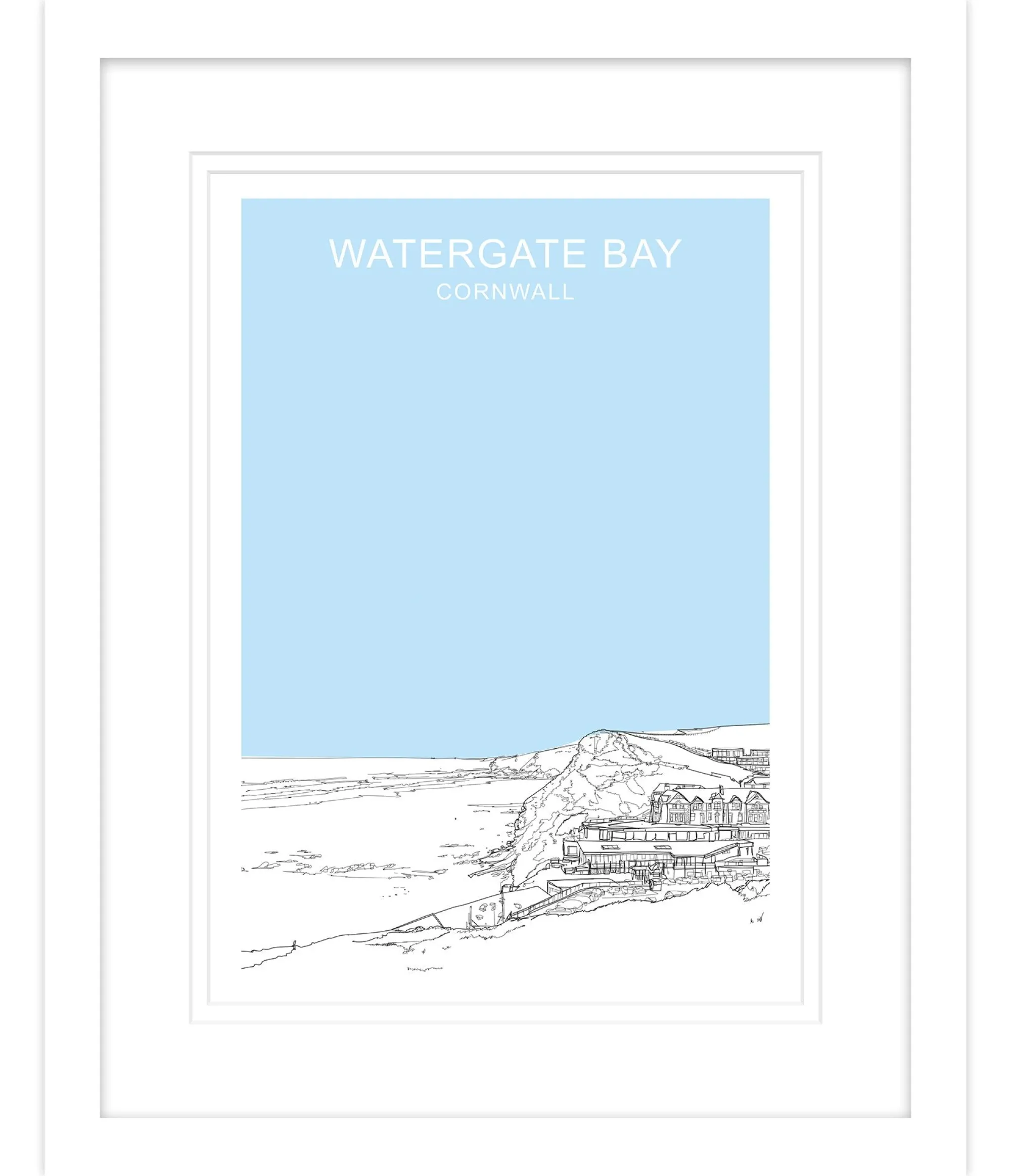 Framed Prints*Whistlefish Watergate Blue Framed Print