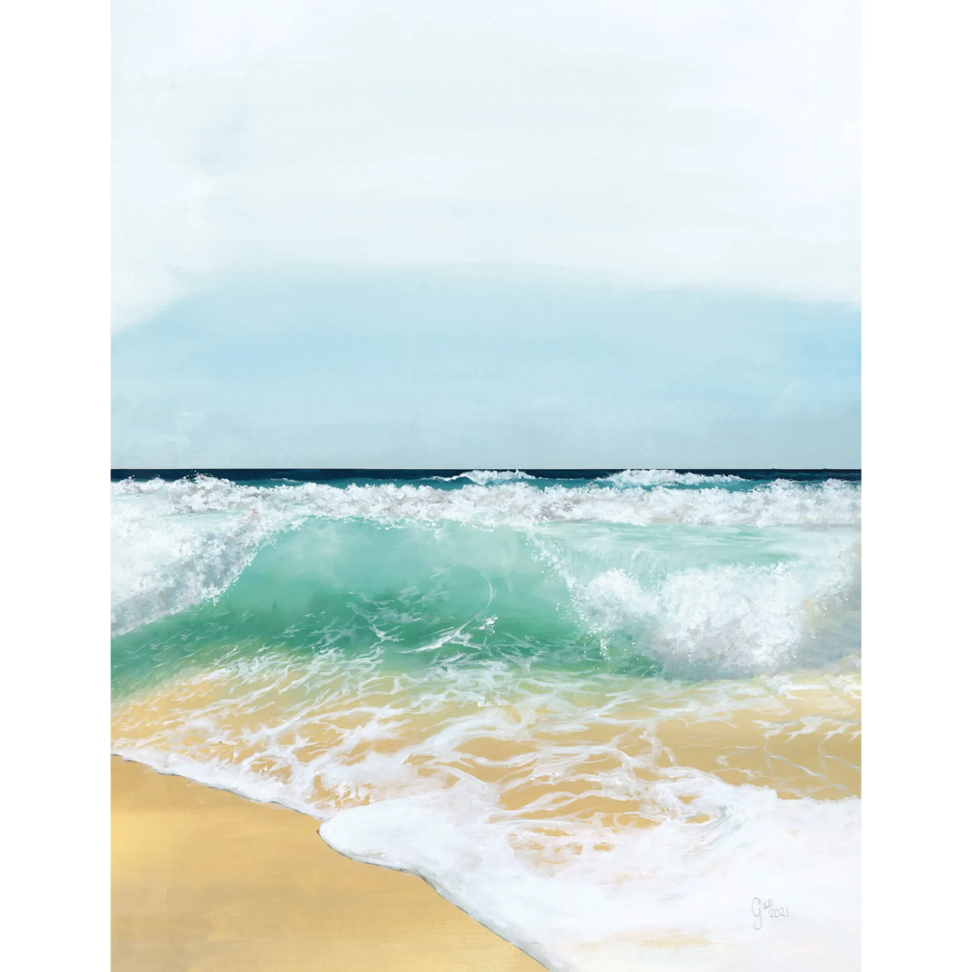 Unframed Prints*Whistlefish Wave Break Art Print