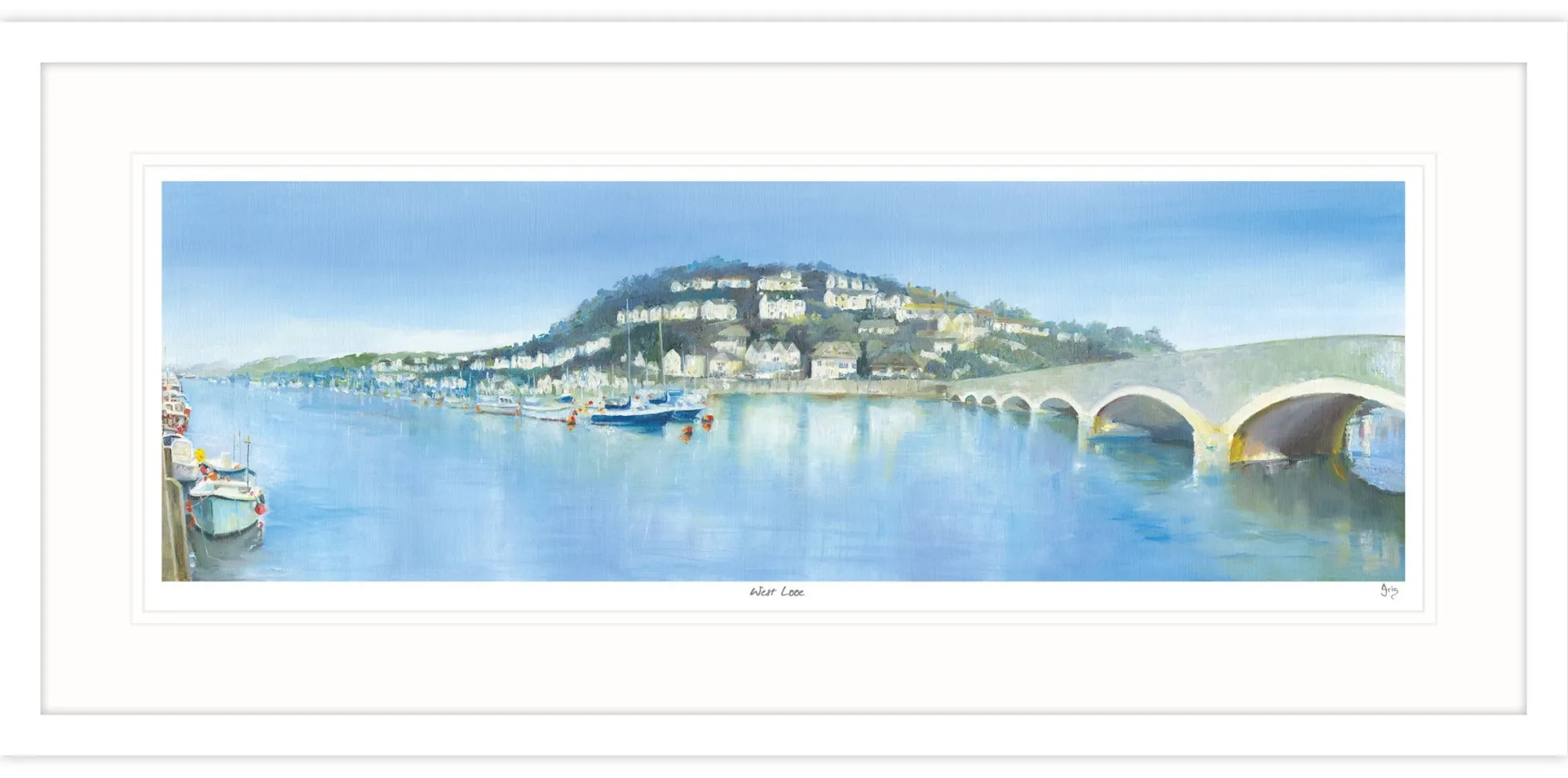 Cornwall|Framed Prints*Whistlefish West Looe Framed Print