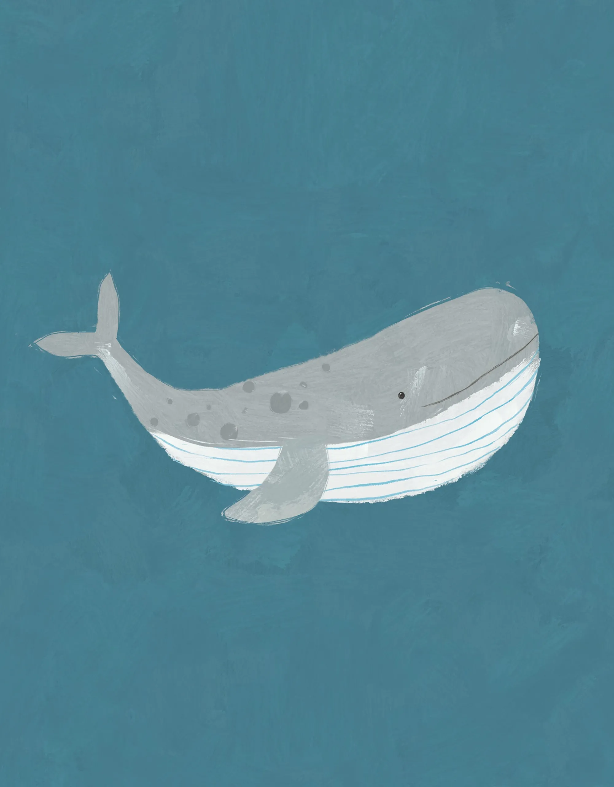 Animal|Framed Prints*Whistlefish Whale Medium Framed Print