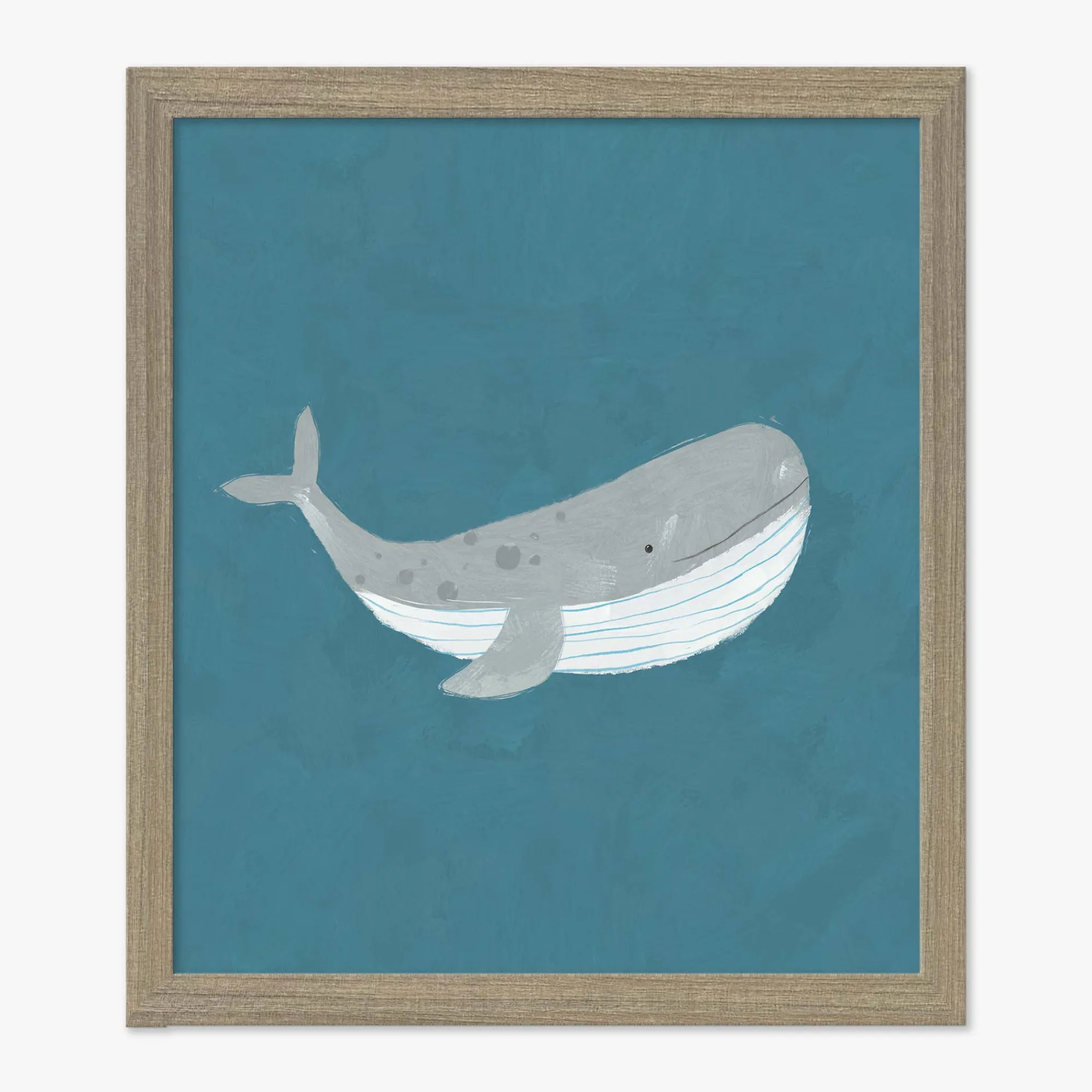 Animal|Framed Prints*Whistlefish Whale Small Framed Print