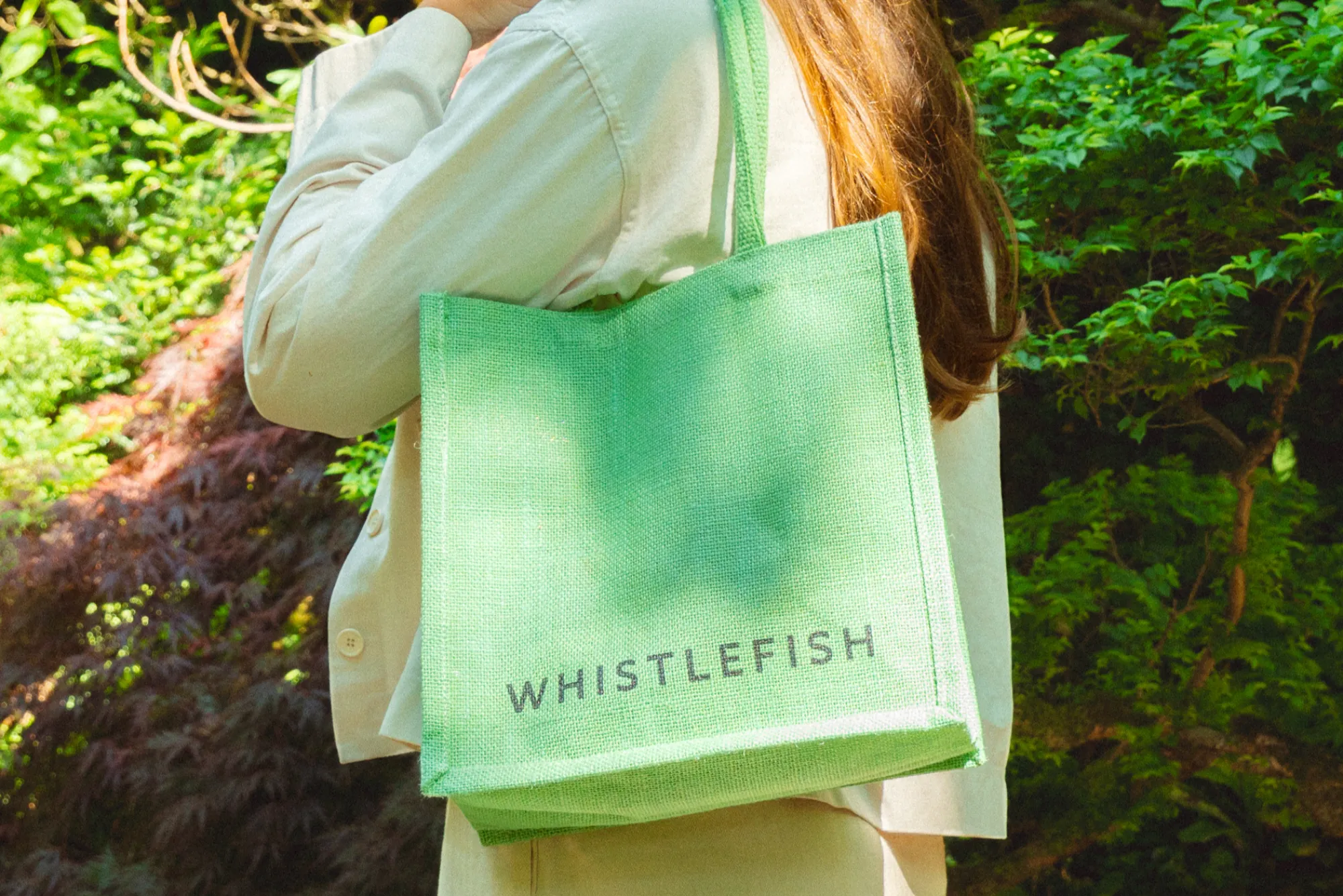 Under £20|Under £10*Whistlefish Jute Bag Green