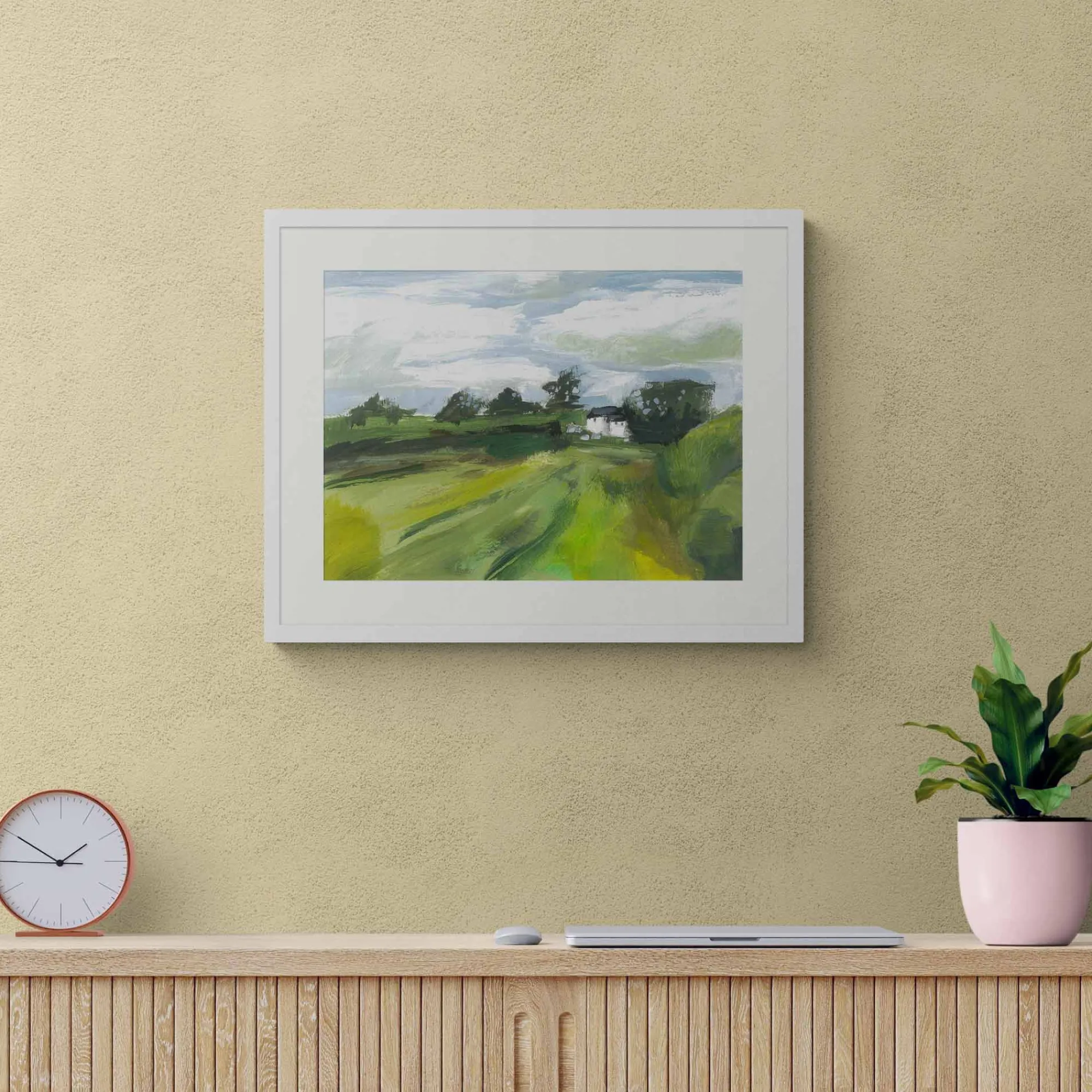 Unframed Prints*Whistlefish White Farmhouse Medium Art Print