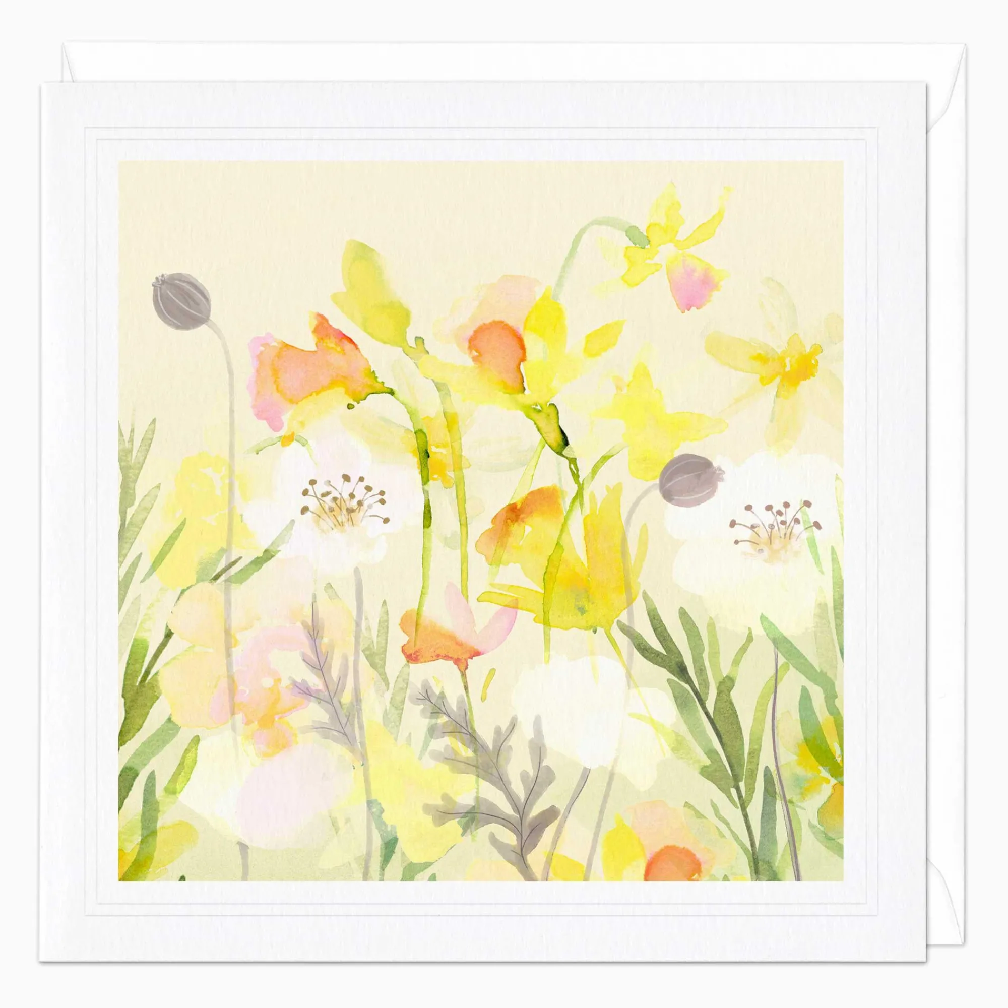 Mother's Day|Easter*Whistlefish White Poppy Art Card