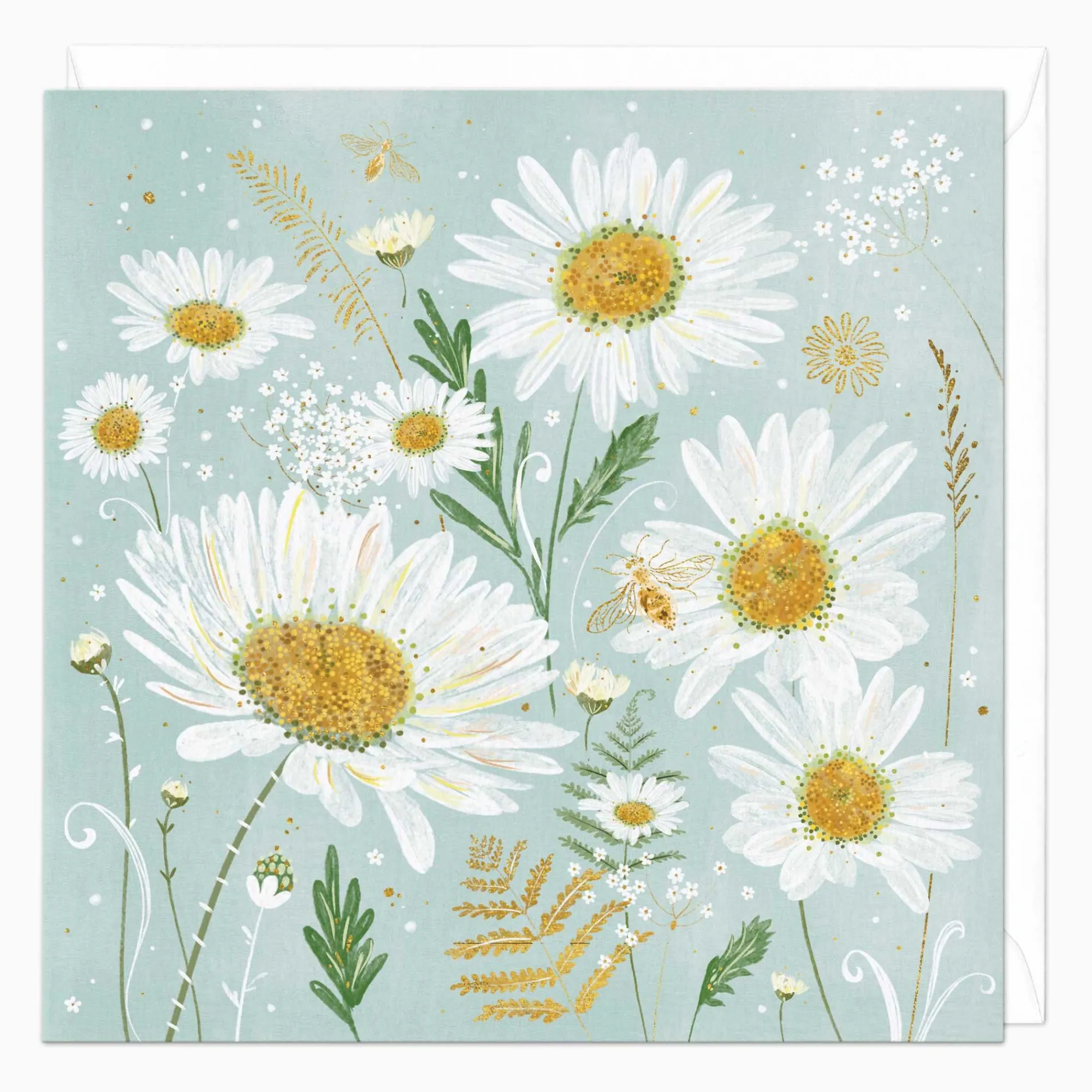 Mother's Day*Whistlefish Wild Florals Daisy Art Card