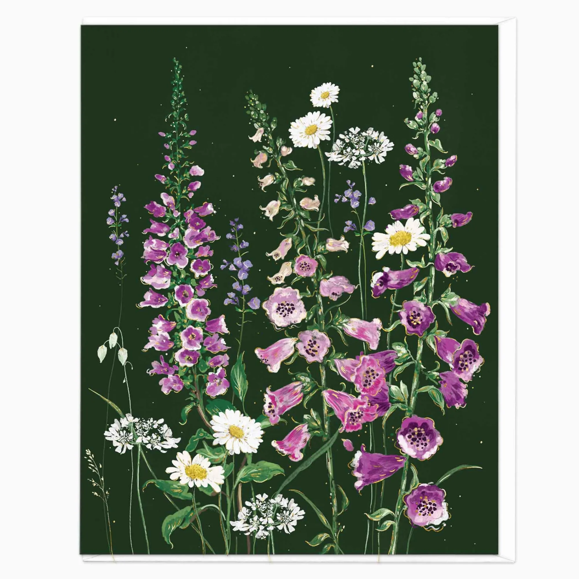 Mother's Day*Whistlefish Wild Foxgloves Floral Art Card