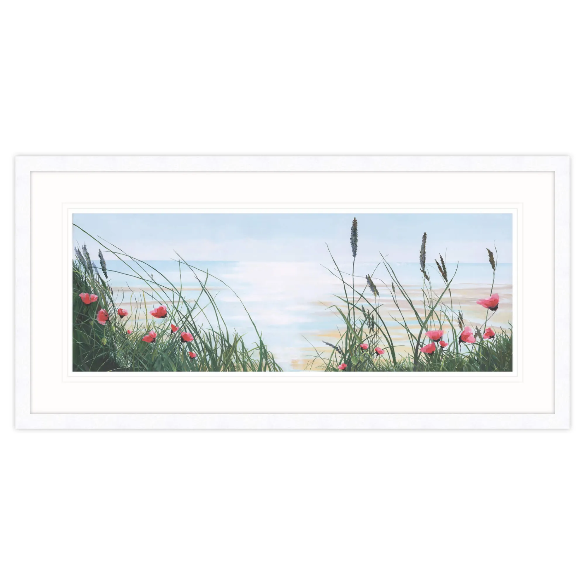 Coastal Scenes|Framed Prints*Whistlefish Wild Poppies Framed Print