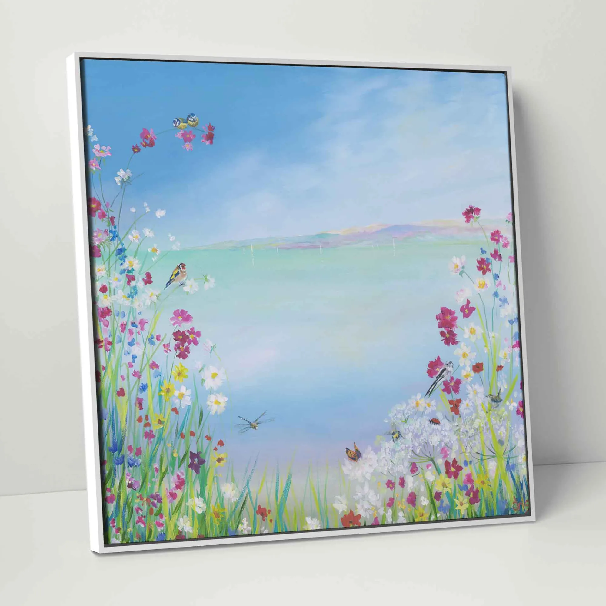 Floral & Flowers|Coastal Scenes*Whistlefish Wild Side Of Life Framed Canvas