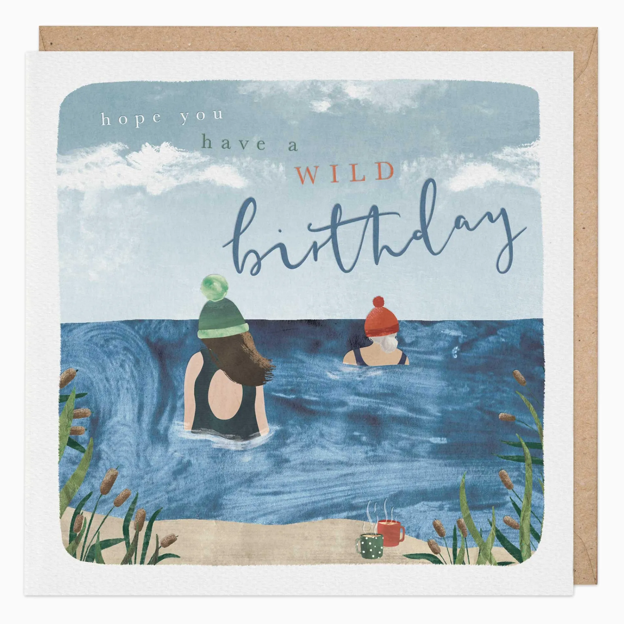 Birthday|For Her*Whistlefish Wild Swimmers Birthday Card