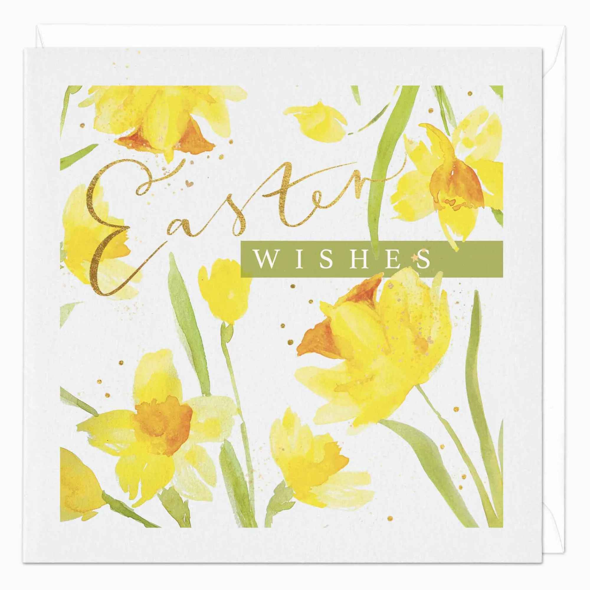 Easter*Whistlefish Wildflower Daffodils Easter Card