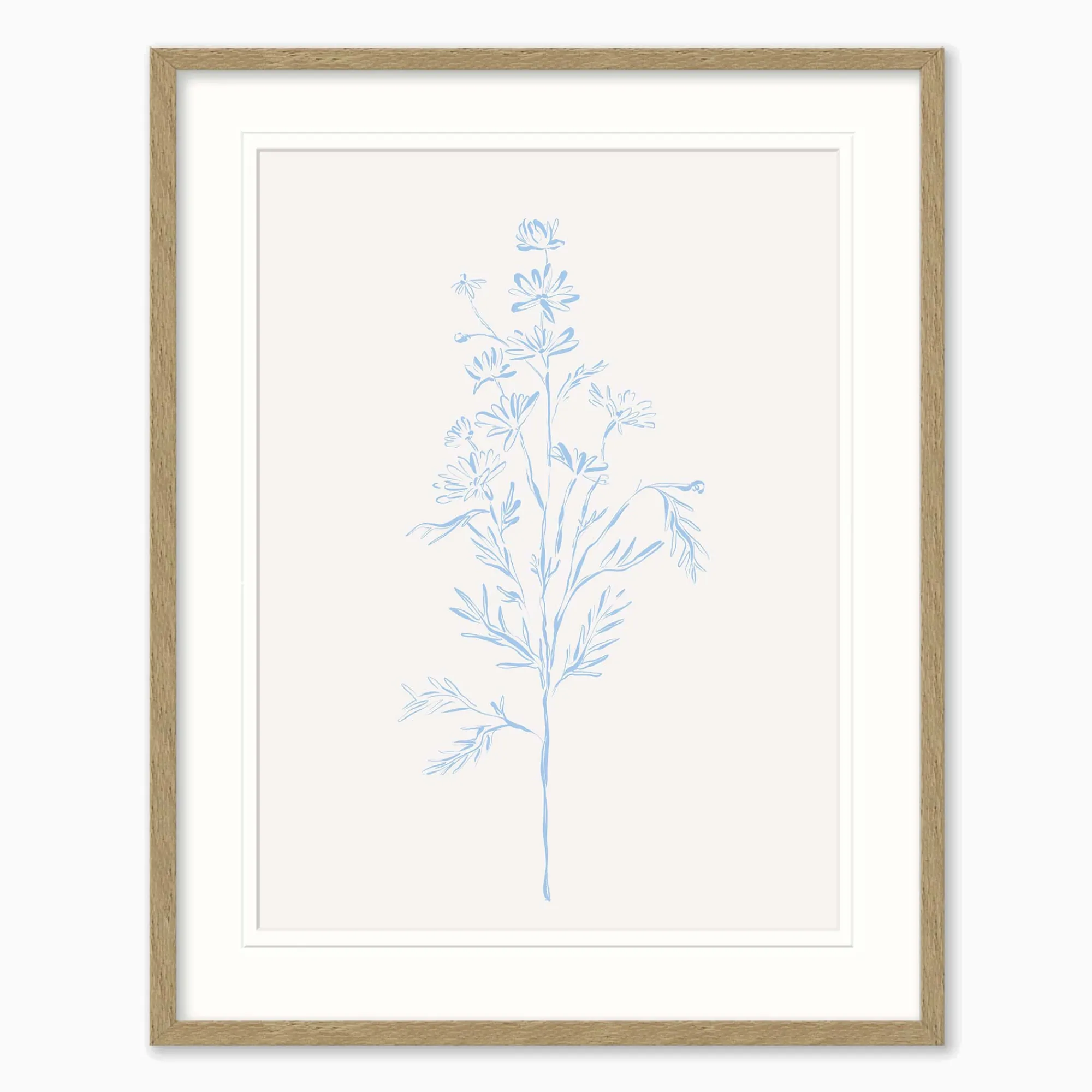 Floral & Flowers|Framed Prints*Whistlefish Wildflower Stem Framed Print
