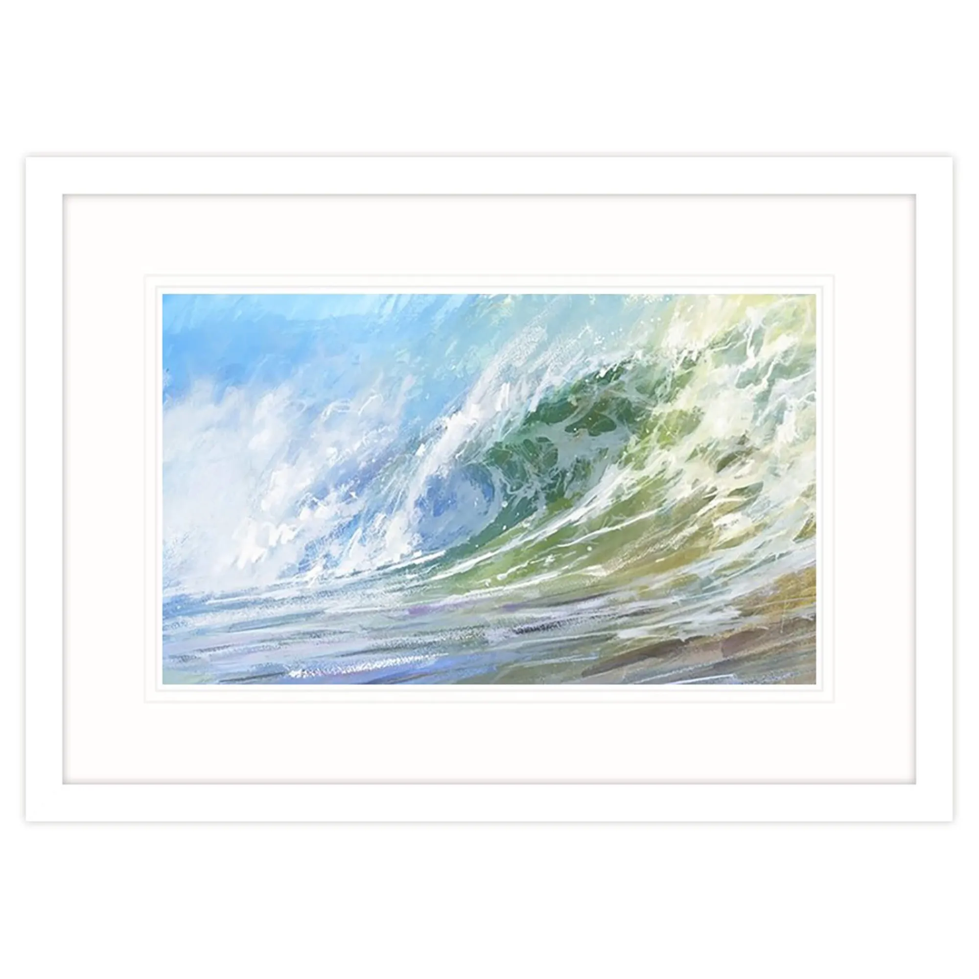 Framed Prints*Whistlefish Windward Breaker Framed Print
