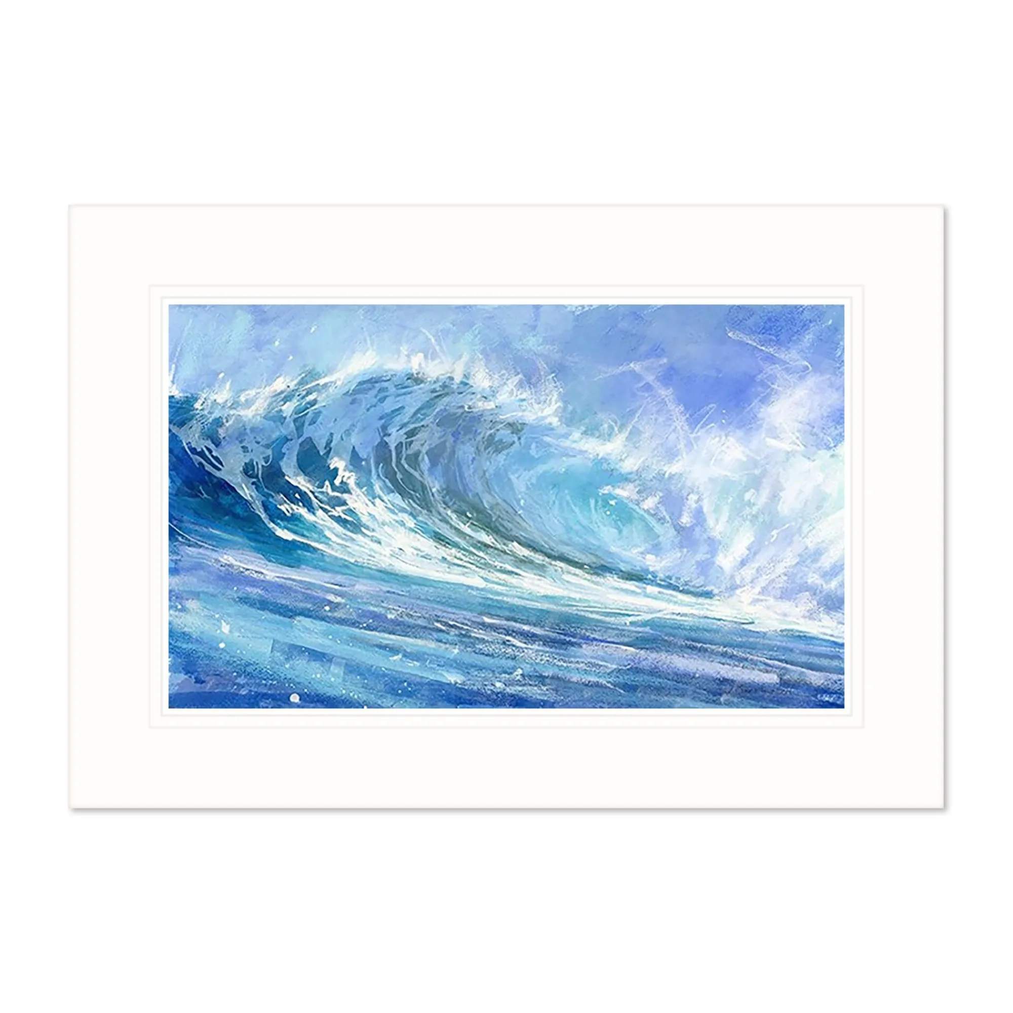 Mounted Prints*Whistlefish Windward Wave Breaker Mount Print