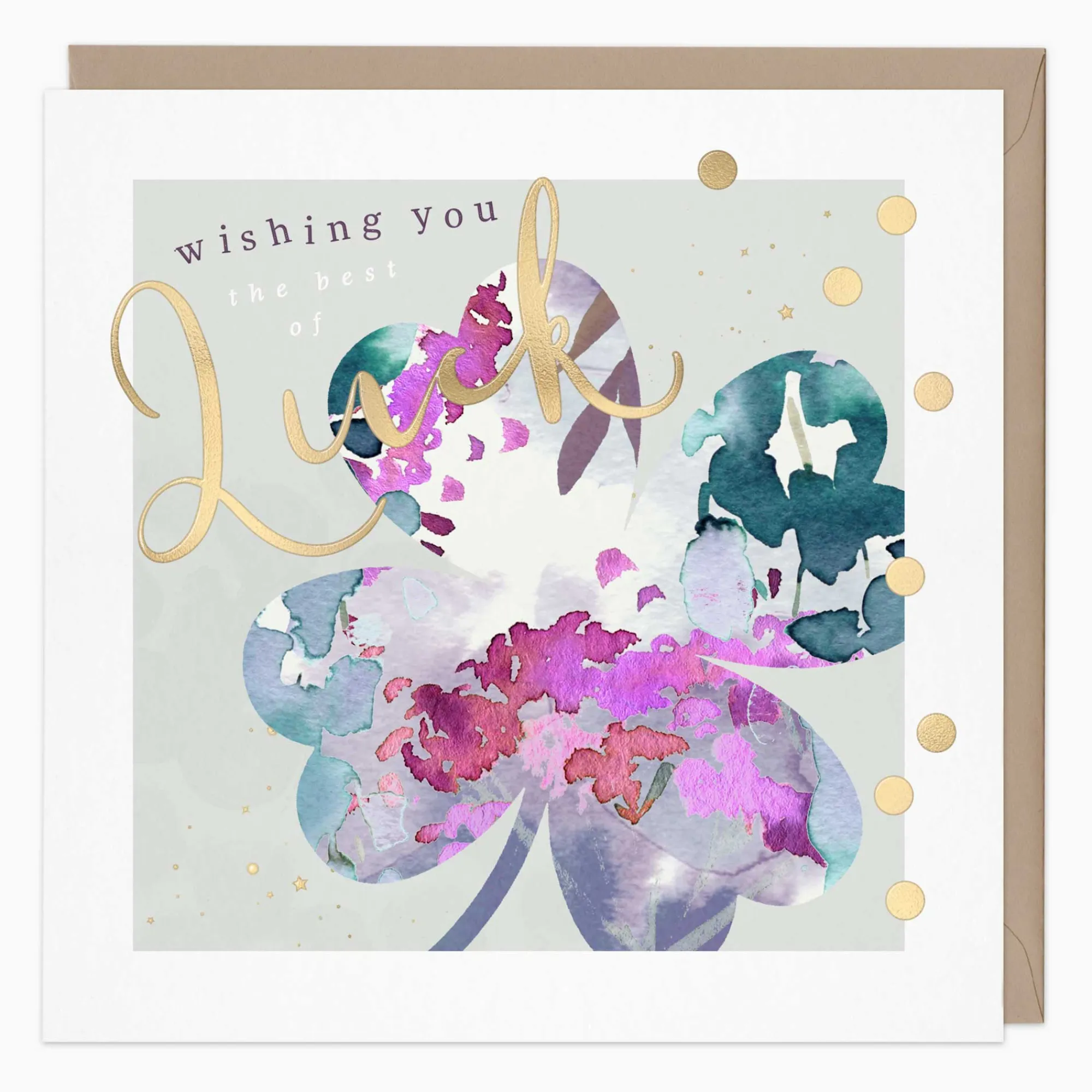 Good Luck|For Her*Whistlefish Wishing You Luck Luxury Card