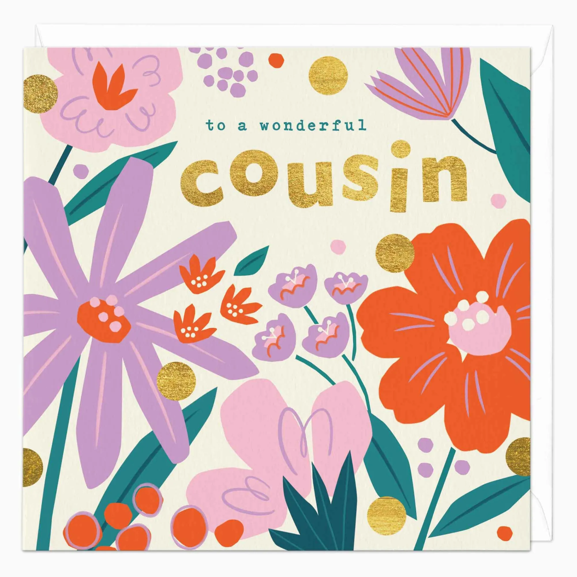 Just To Say*Whistlefish Wonderful Cousin Card