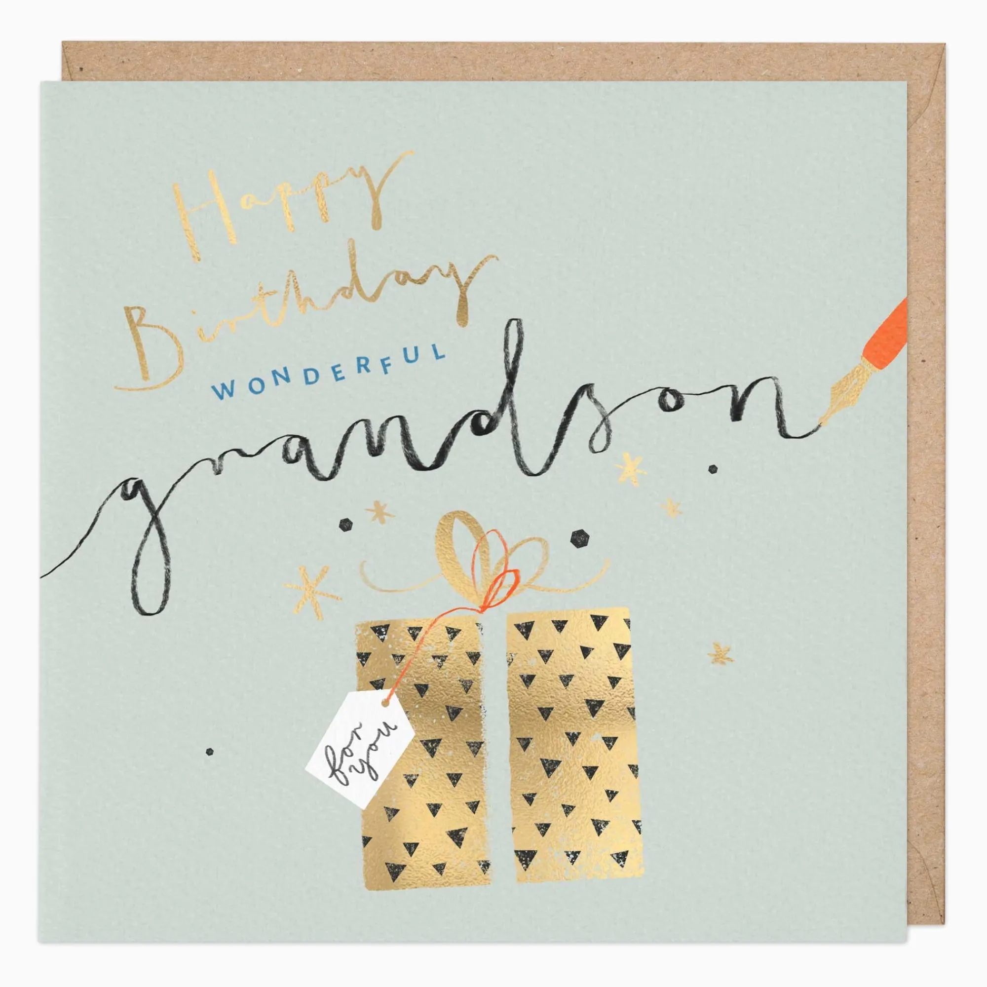 Birthday|For Relatives*Whistlefish Wonderful Grandson Birthday Card