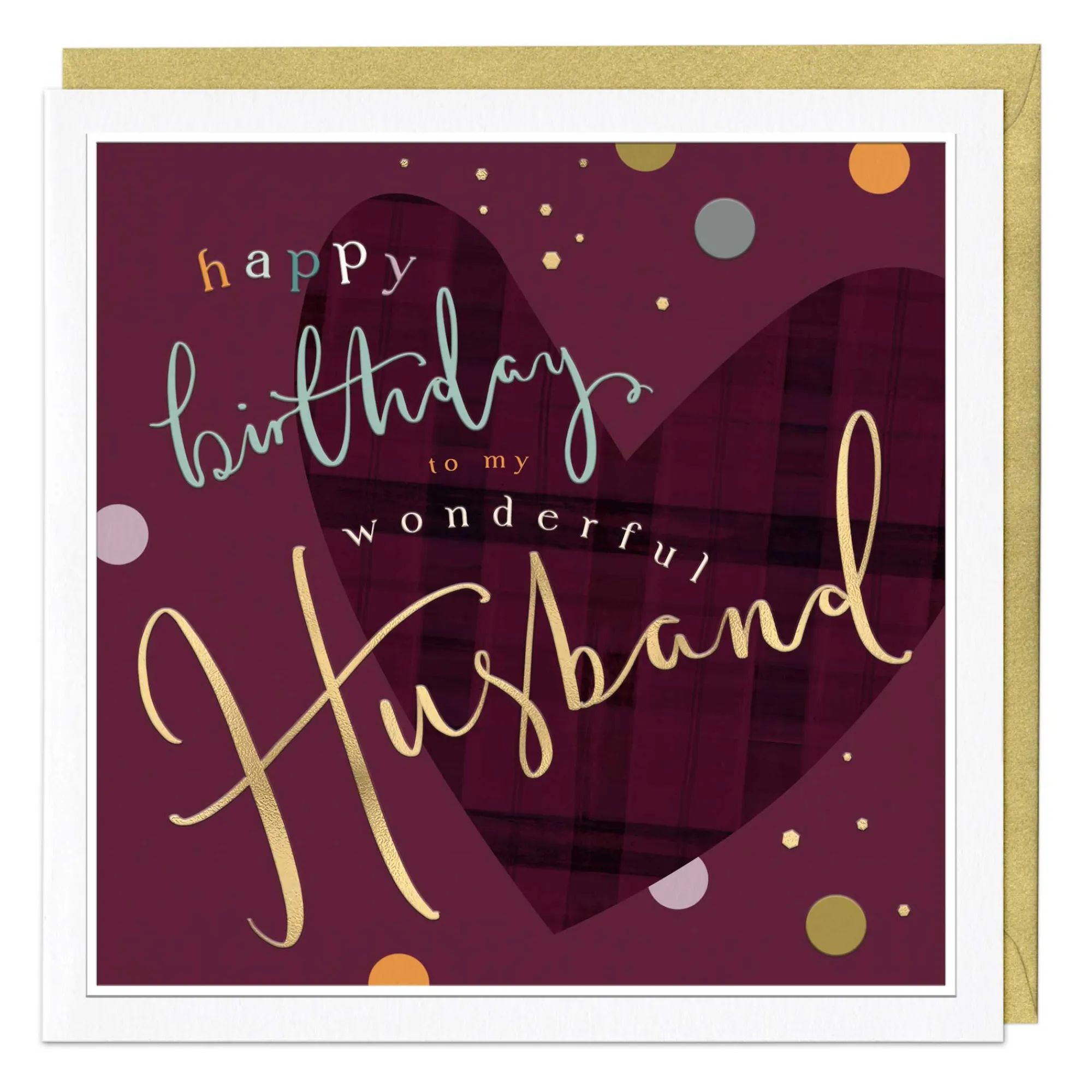 Birthday|Birthday*Whistlefish Wonderful Husband Luxury Birthday Card