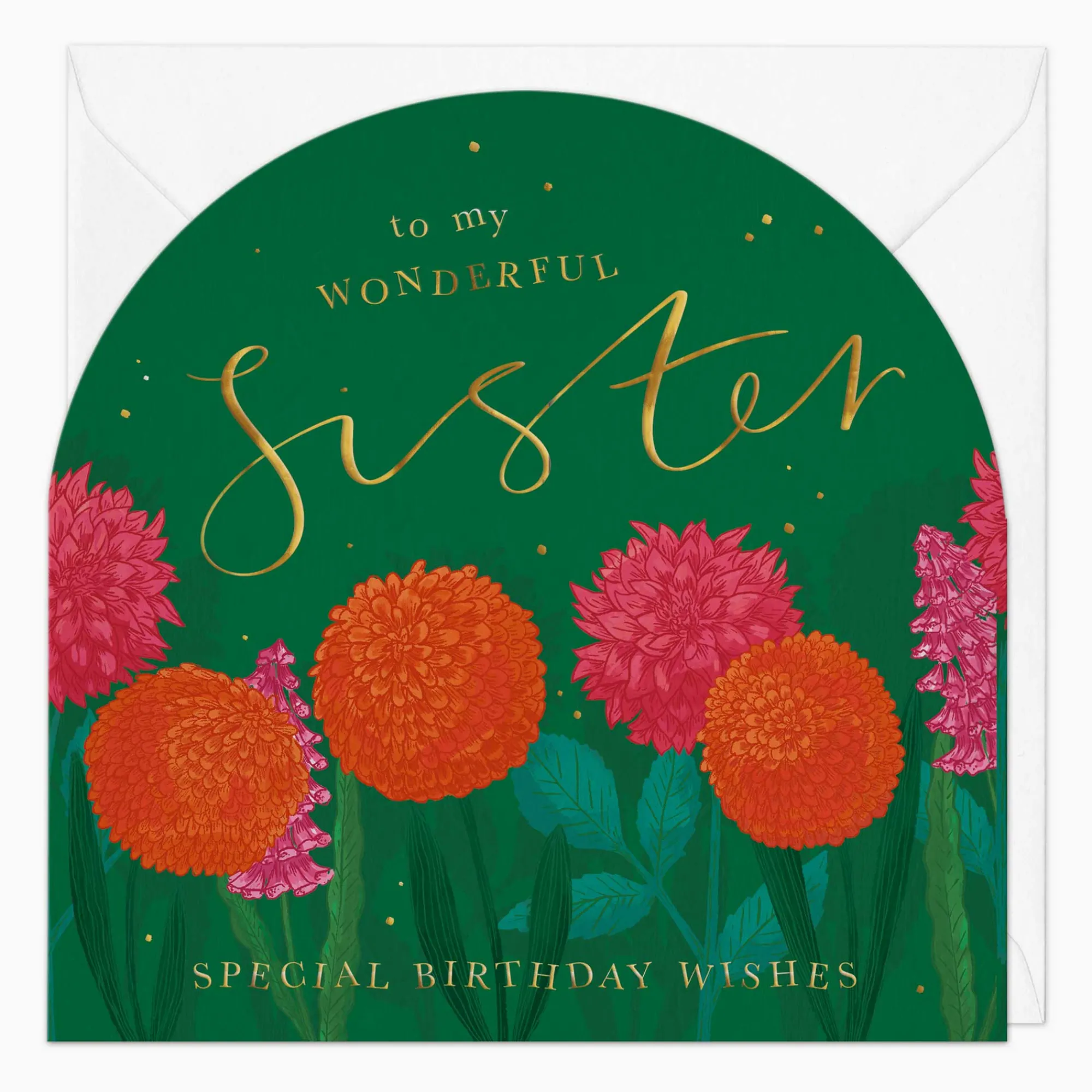 Birthday|For Relatives*Whistlefish Wonderful Sister Birthday Arch Card