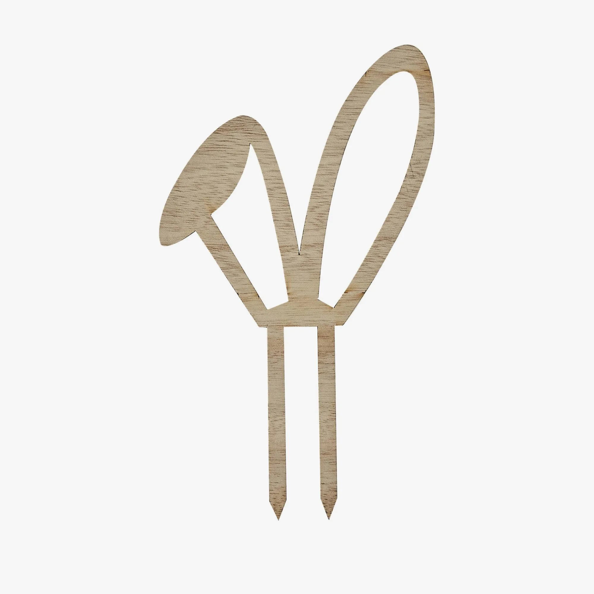 Cake Topper|Easter*Whistlefish Wooden Bunny Ears Easter Cake Topper