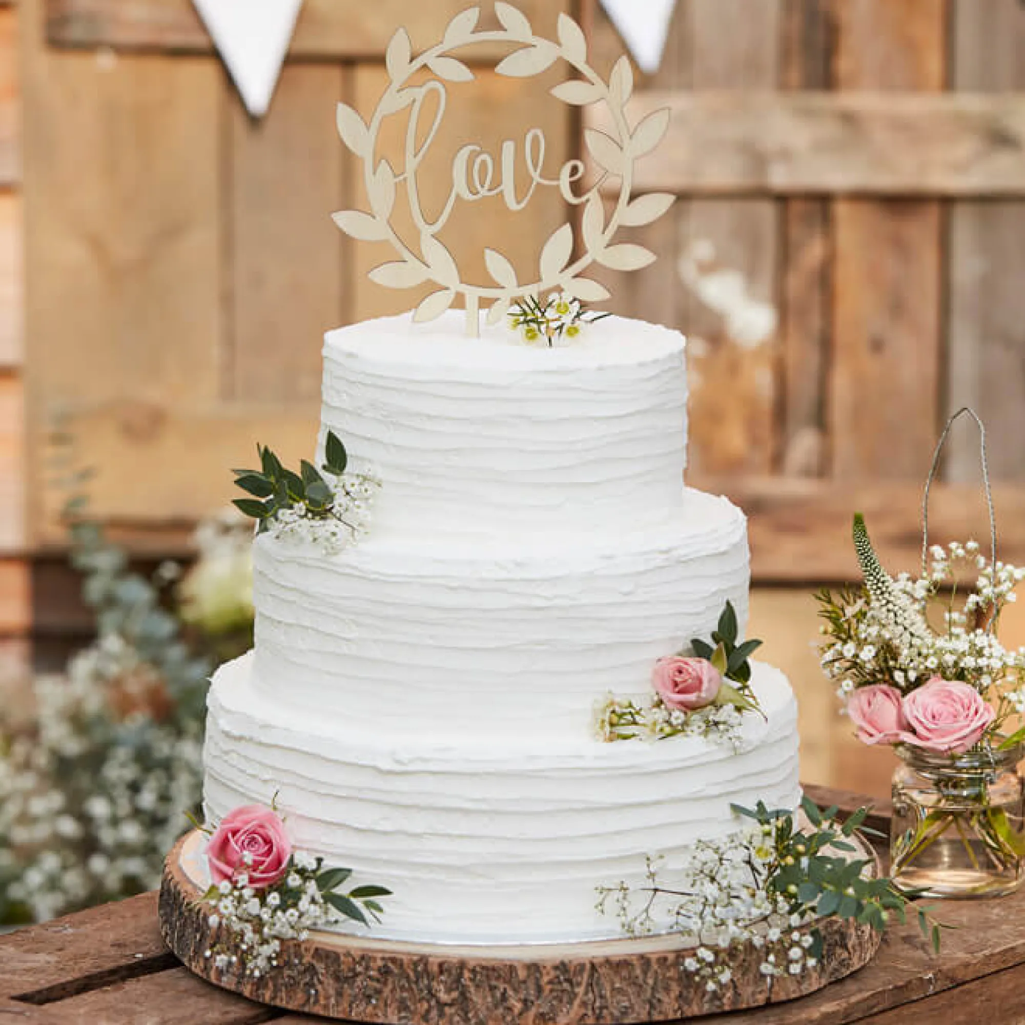 Cake Topper|Wedding*Whistlefish Wooden Love Wedding Cake Topper