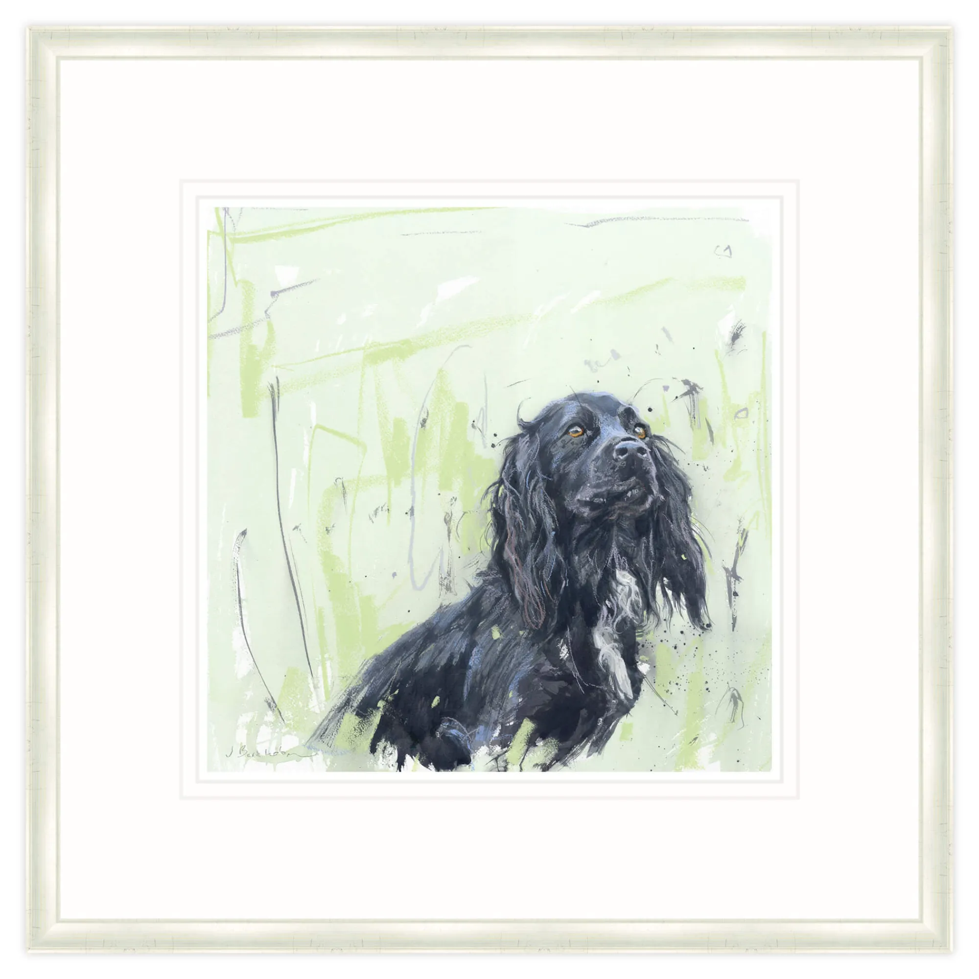 Animal|Framed Prints*Whistlefish Working Cocker Framed Print