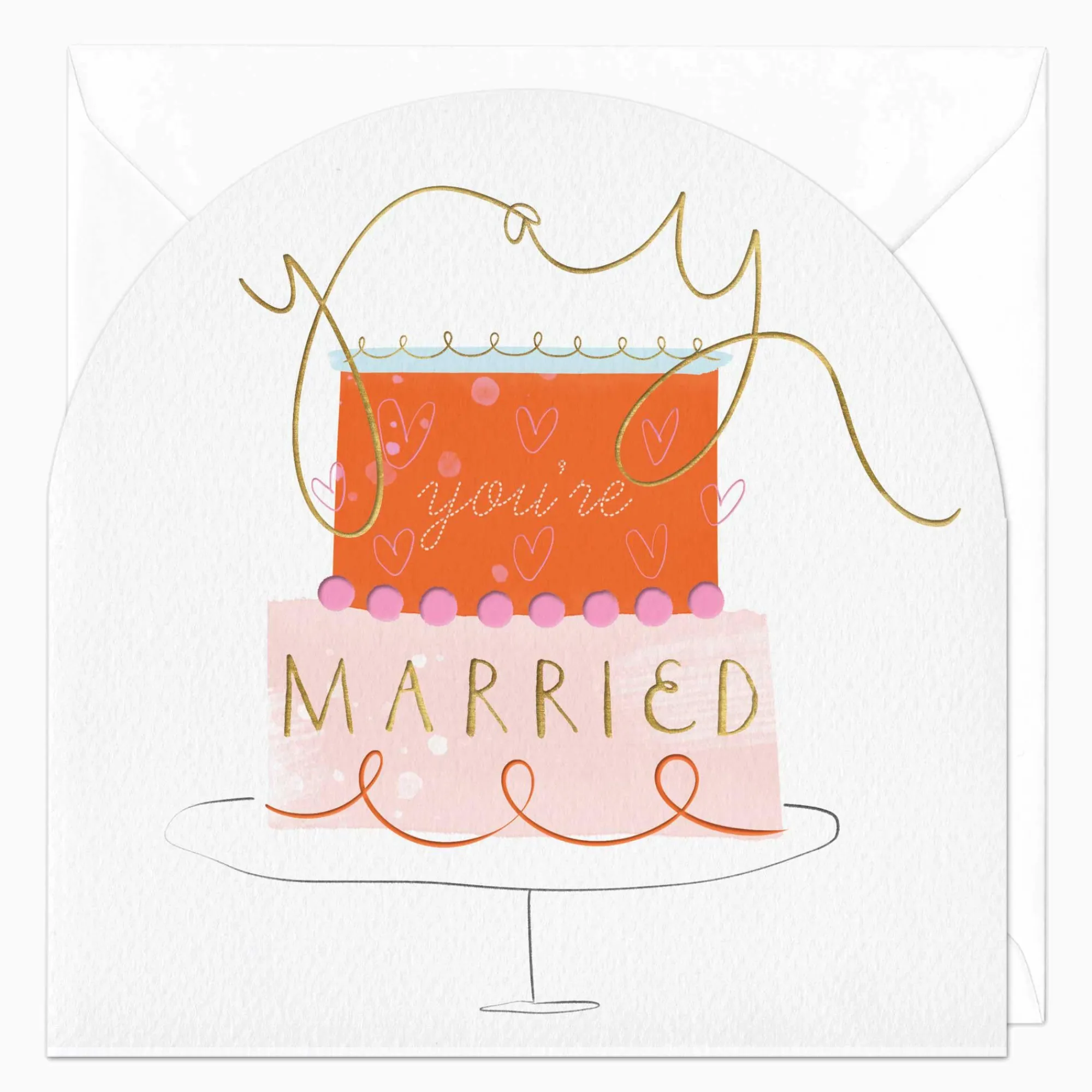 Wedding*Whistlefish Yay You're Married Wedding Card