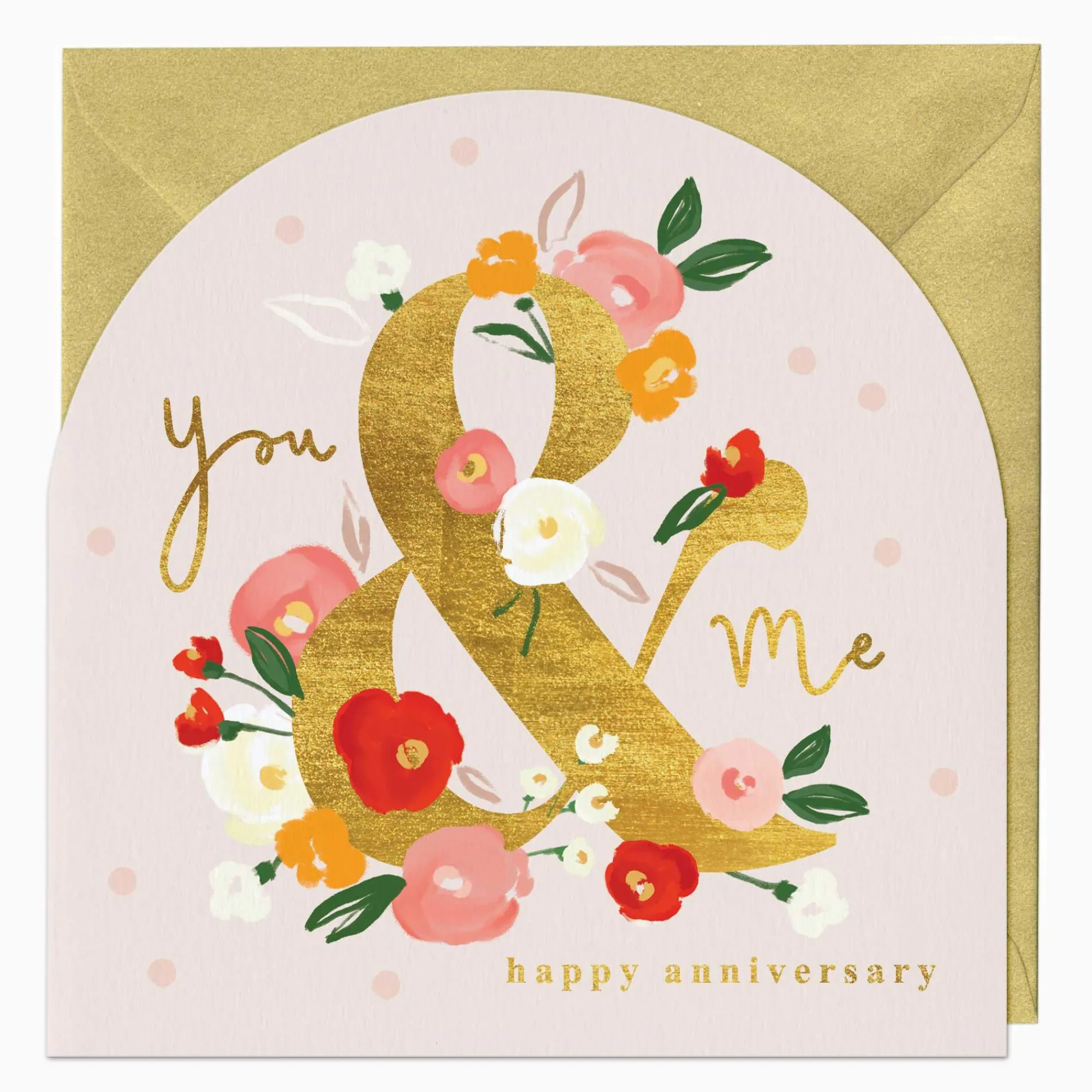 Anniversary*Whistlefish You & Me Anniversary Arch Card