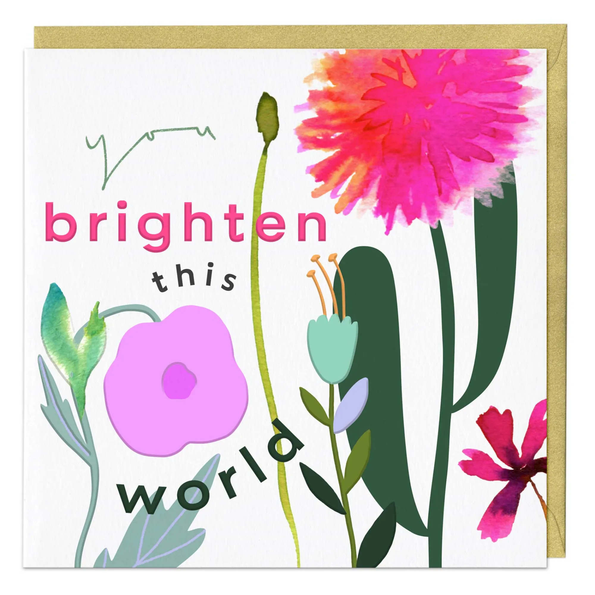 Just To Say|For Her*Whistlefish You Brighten This World Luxury Card