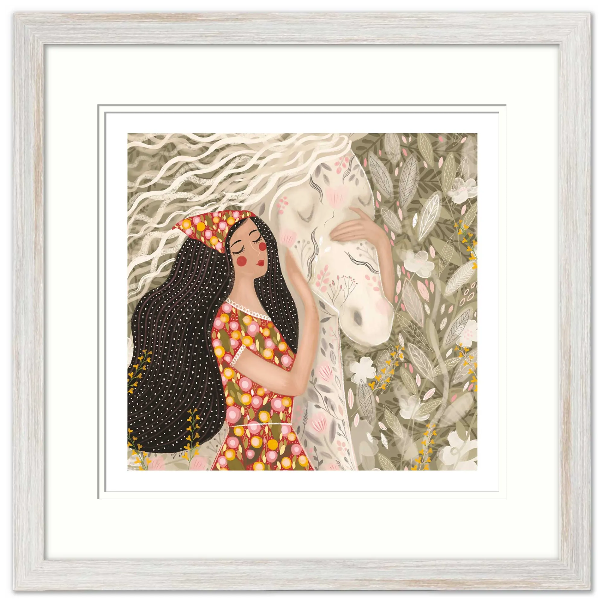 Floral & Flowers|Framed Prints*Whistlefish You Make My World Seem Safer Framed Print