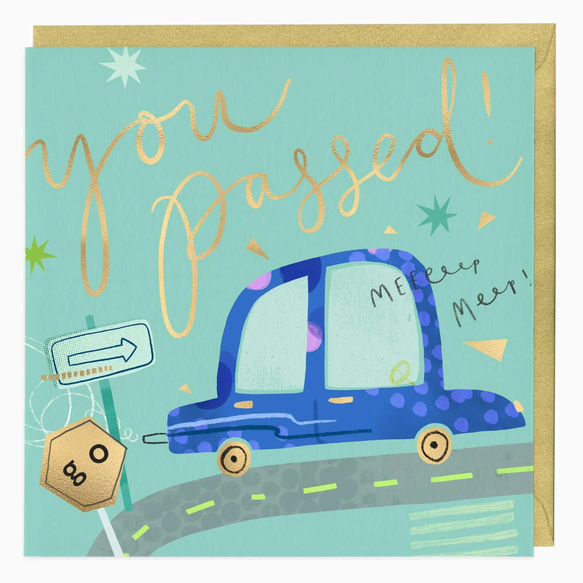 Congratulations|Celebration*Whistlefish You Passed Card