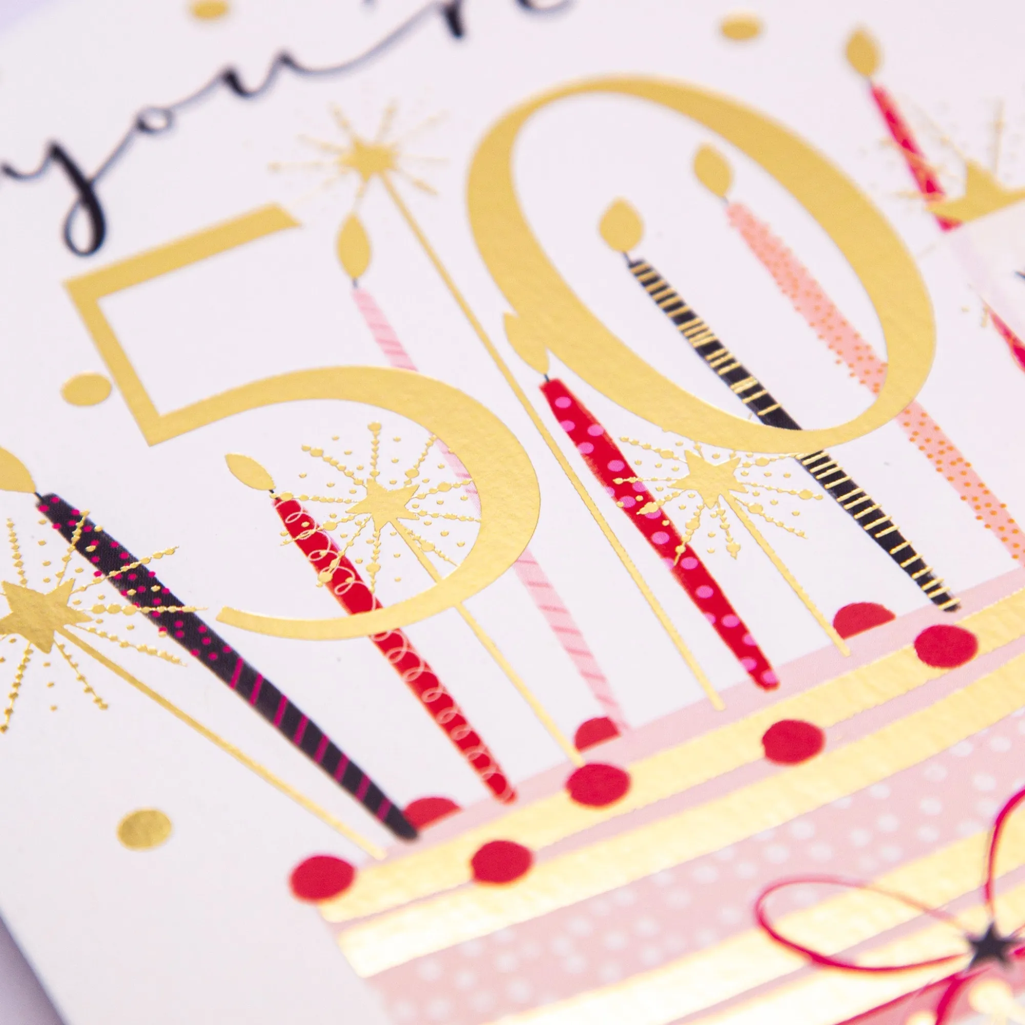 Birthday|By Age*Whistlefish You're 50 Birthday Cake Card