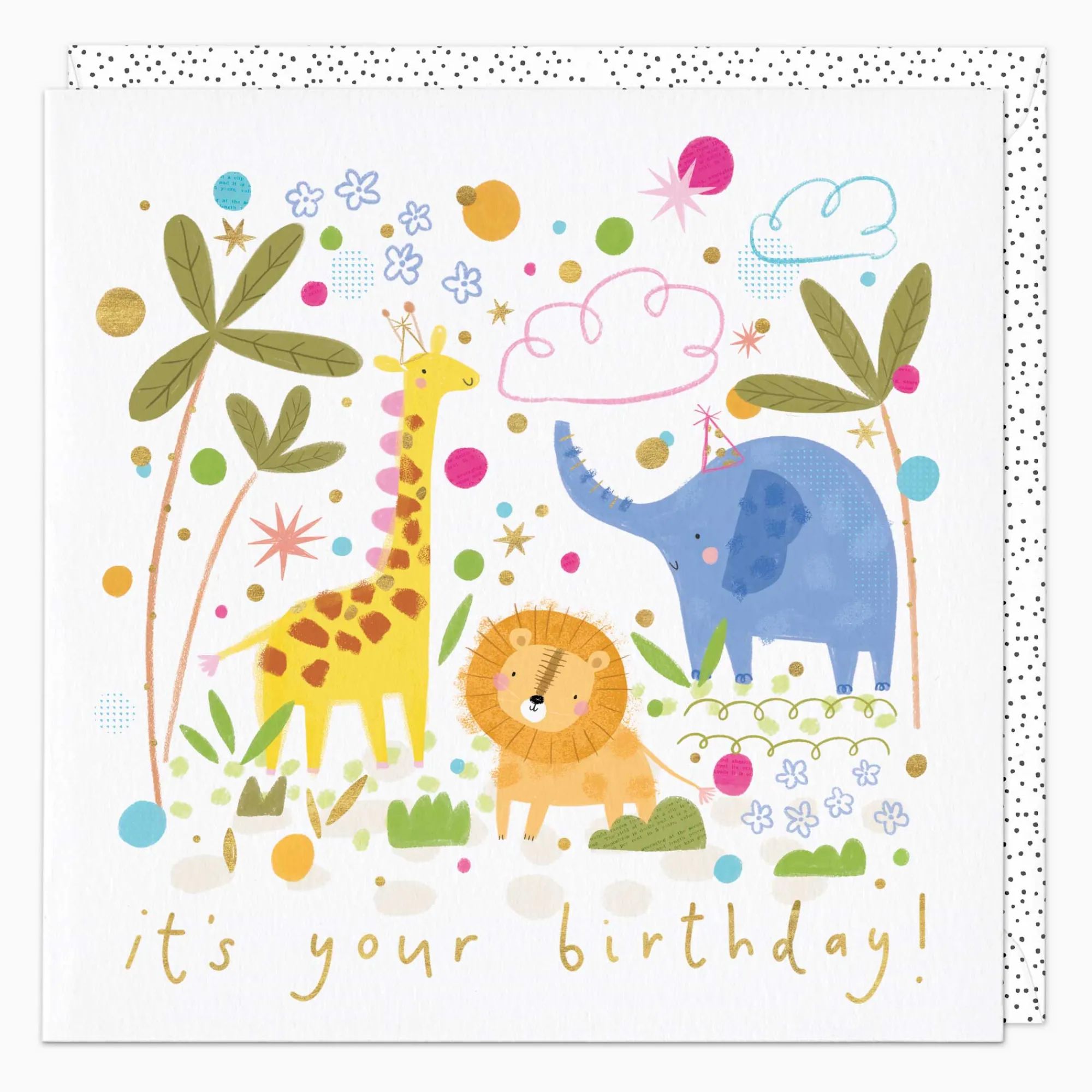 Birthday|For Children*Whistlefish Zoo Birthday Card